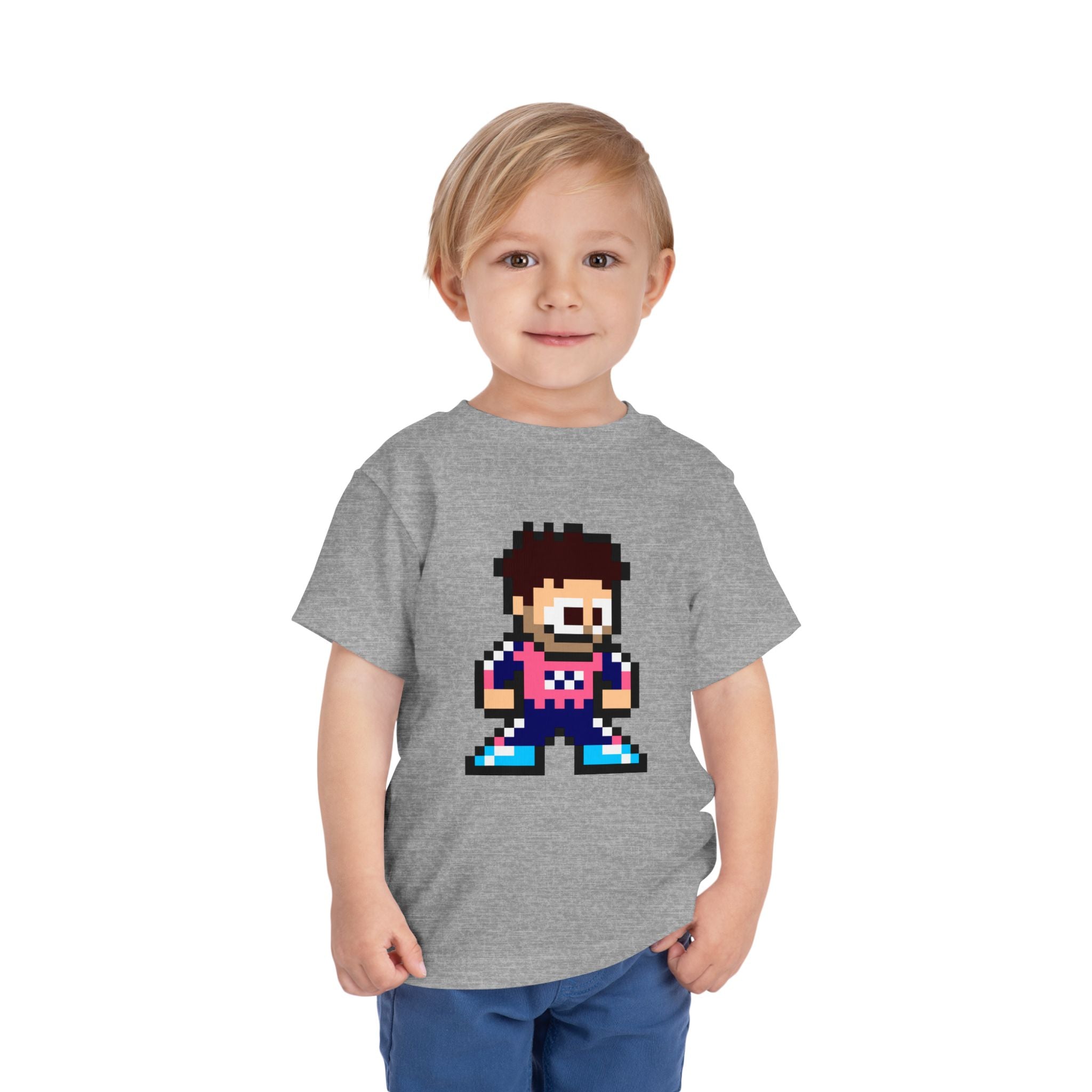8-bit Franco Colapinto Toddler Tee