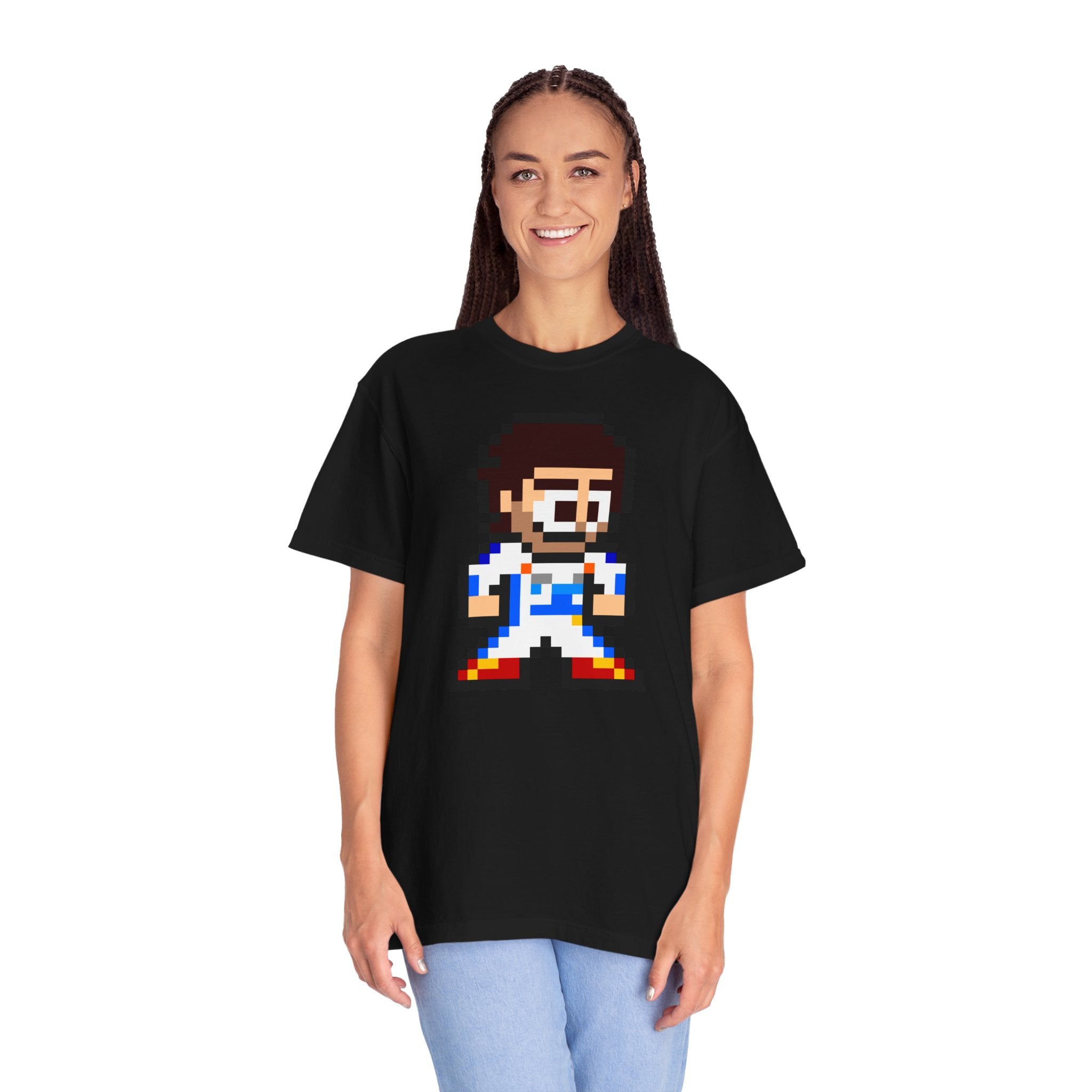 8-bit Carlos Sainz Adult Heavyweight 100% Cotton T-shirt