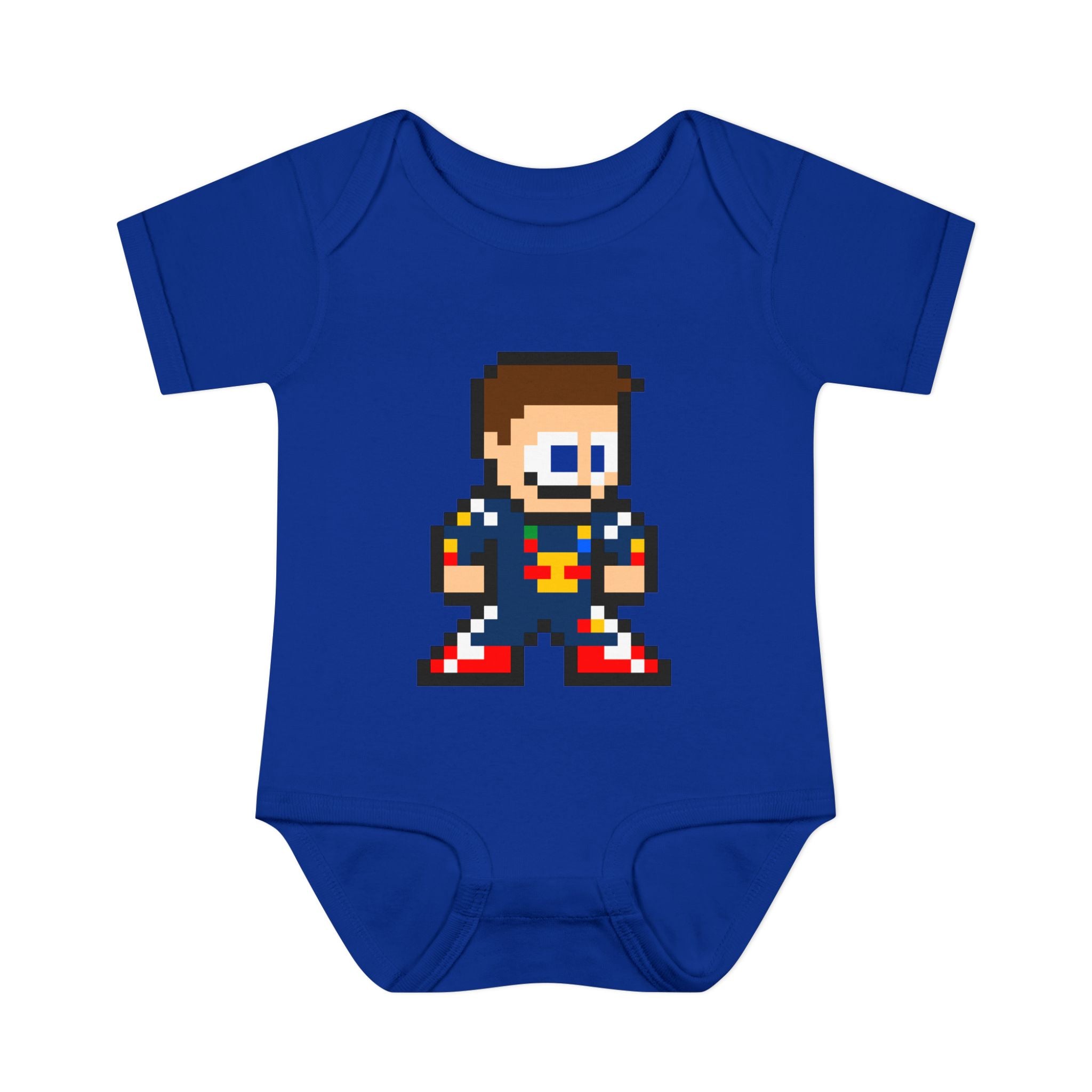 8-bit Max Verstappen Baby Bodysuit