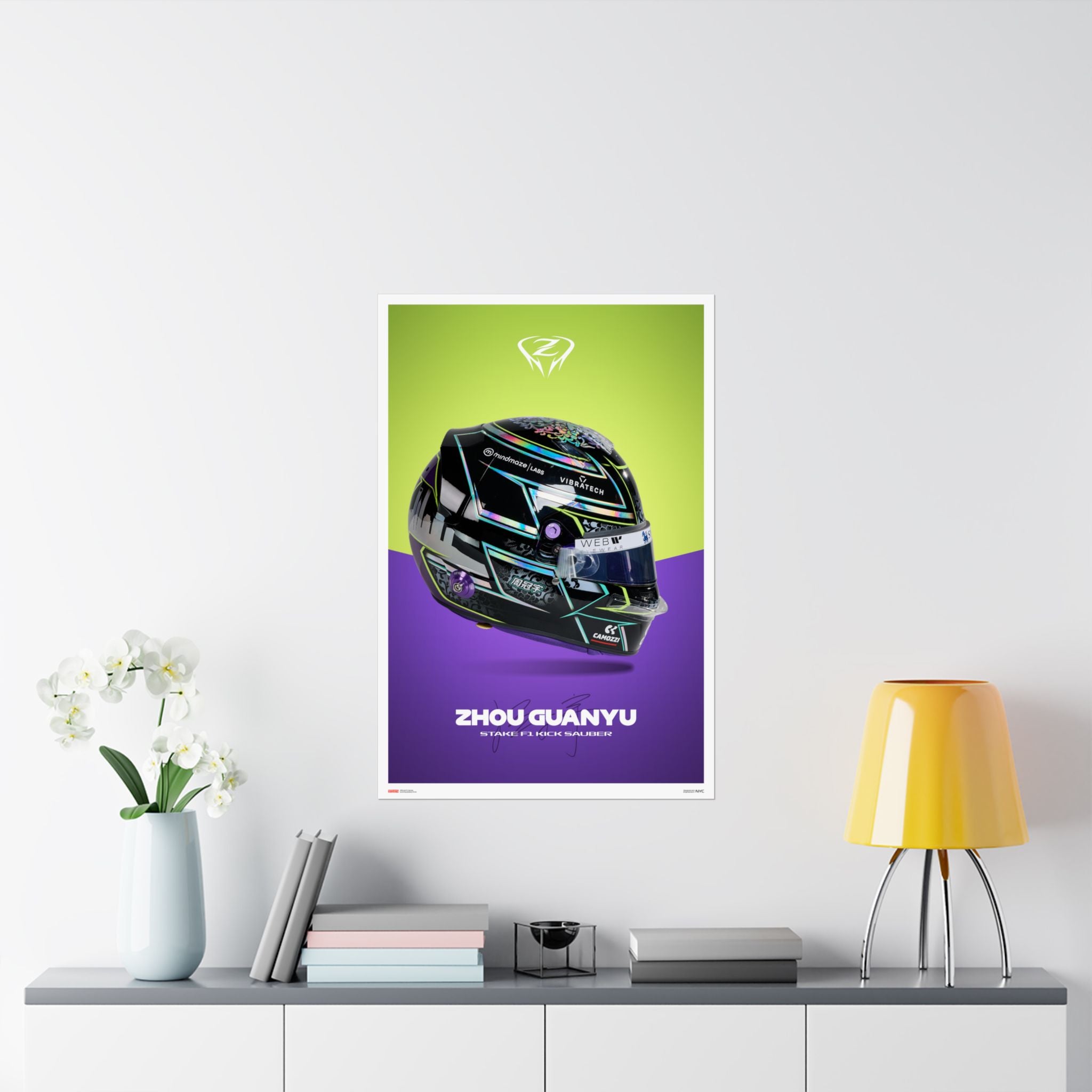 Zhou Guanyu Signature Poster