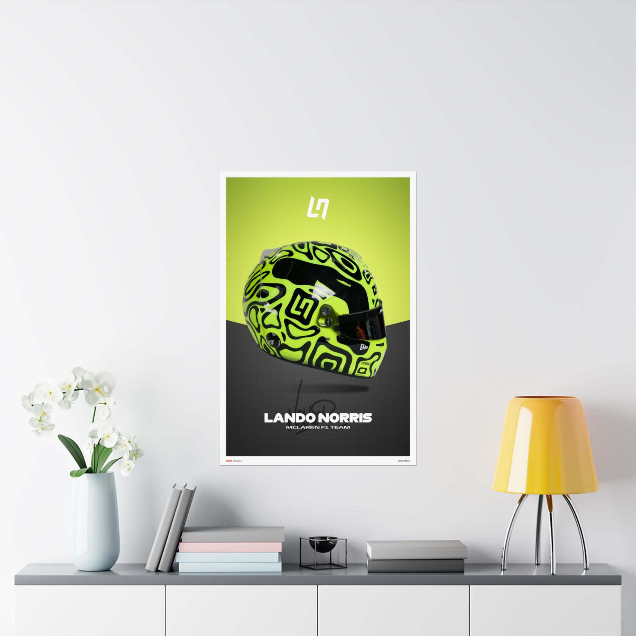 Lando Norris Signature Poster