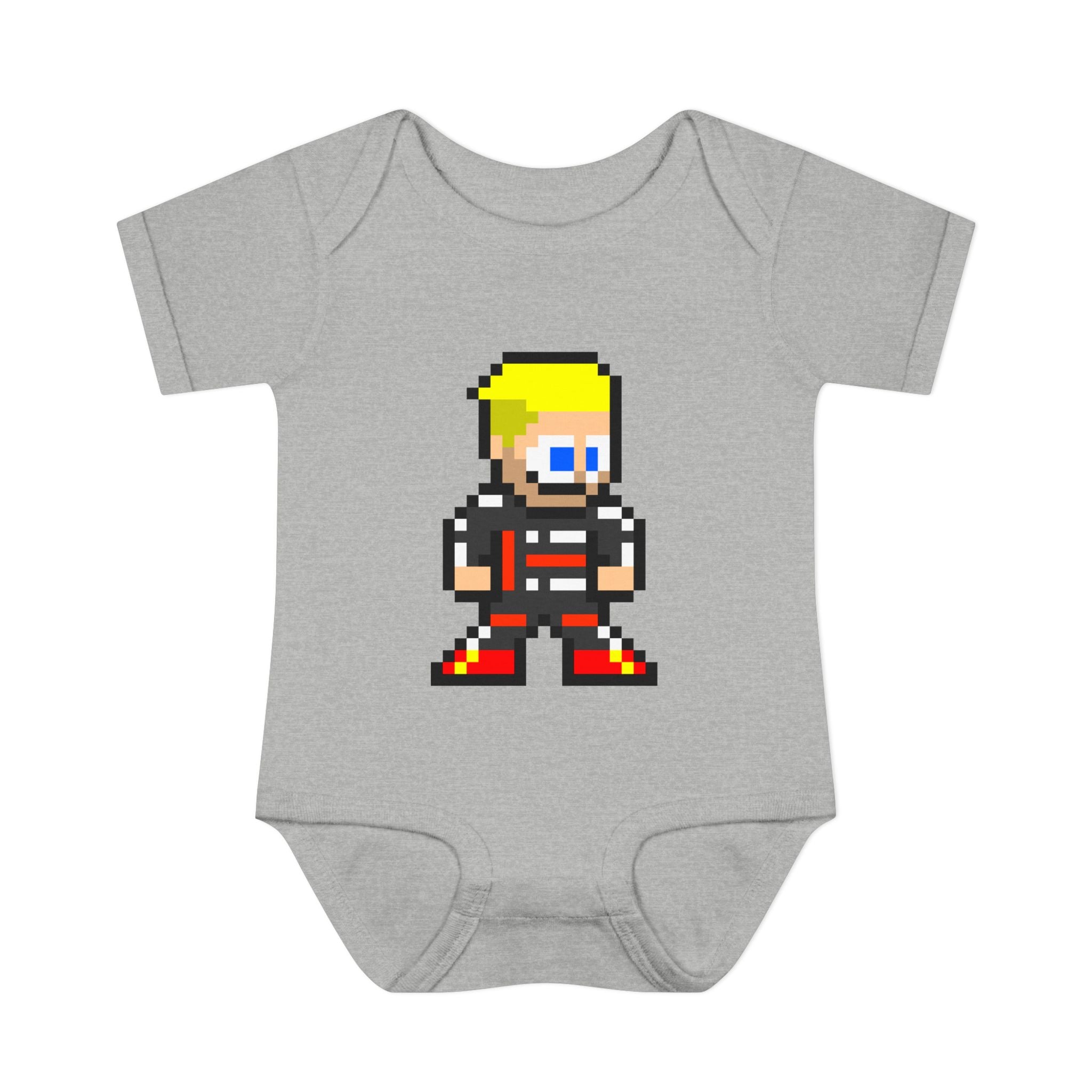 8-bit Nico Hulkenberg Baby Bodysuit