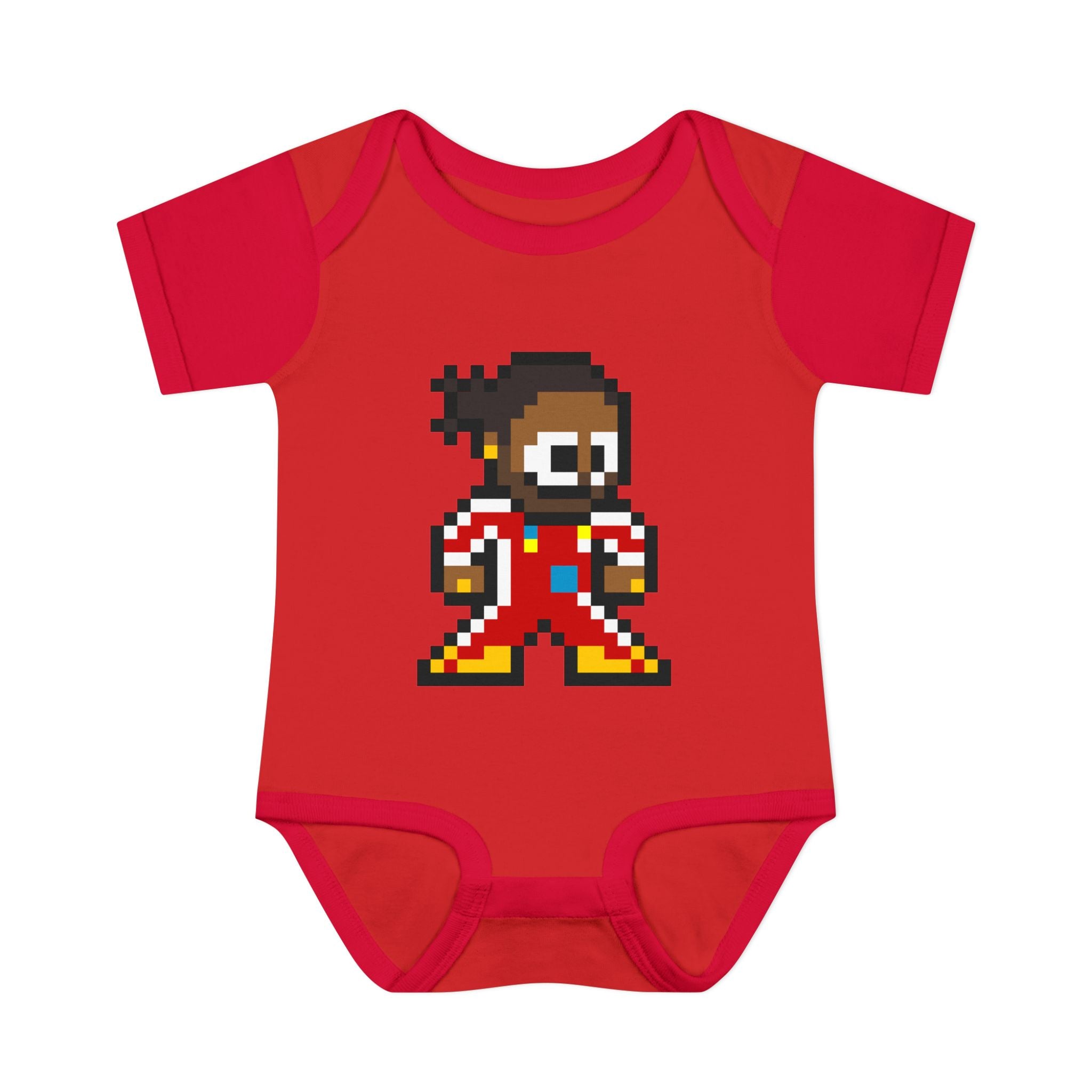 8-bit Lewis Hamilton Baby Bodysuit