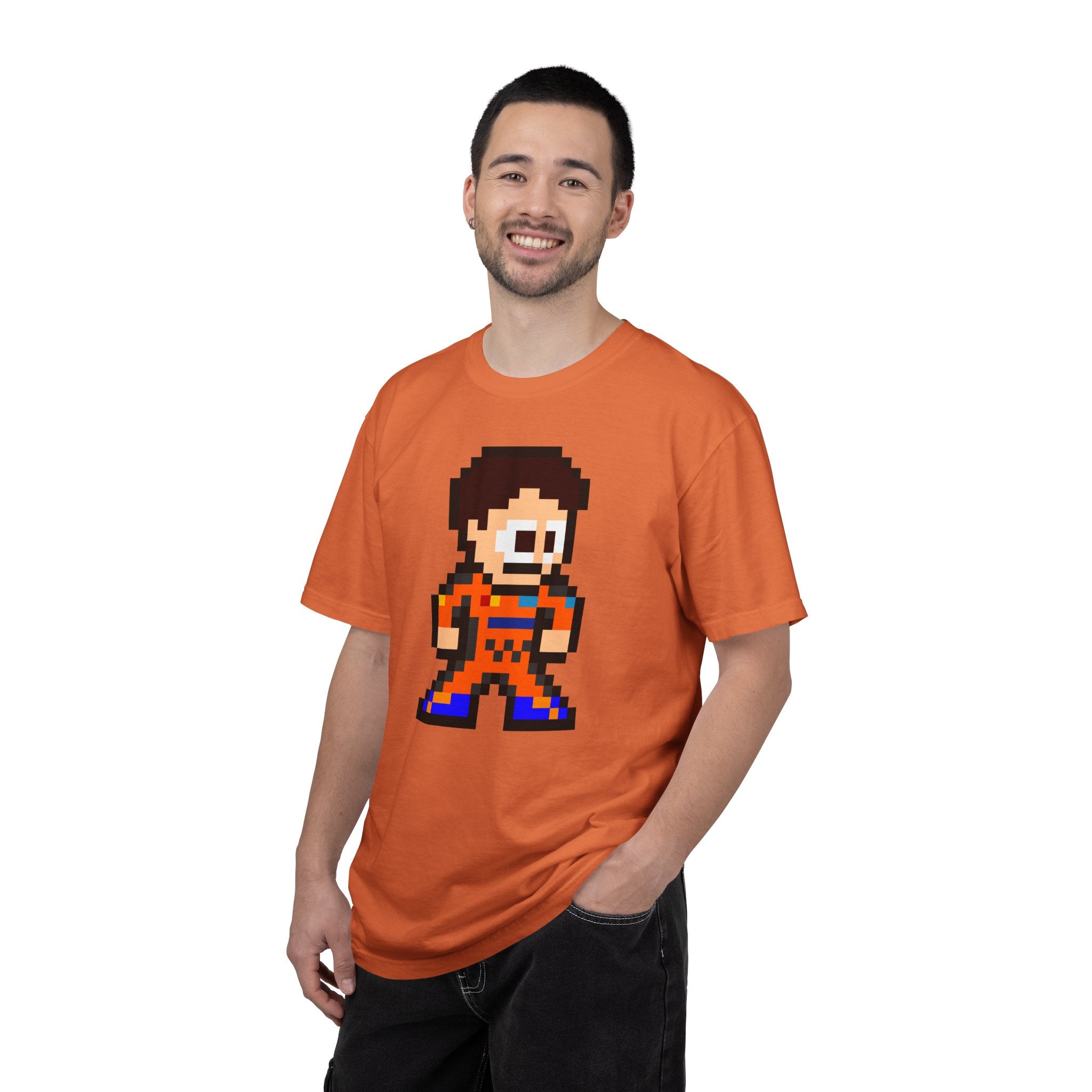 8-bit Oscar Piastri Adult Heavyweight 100% Cotton T-shirt