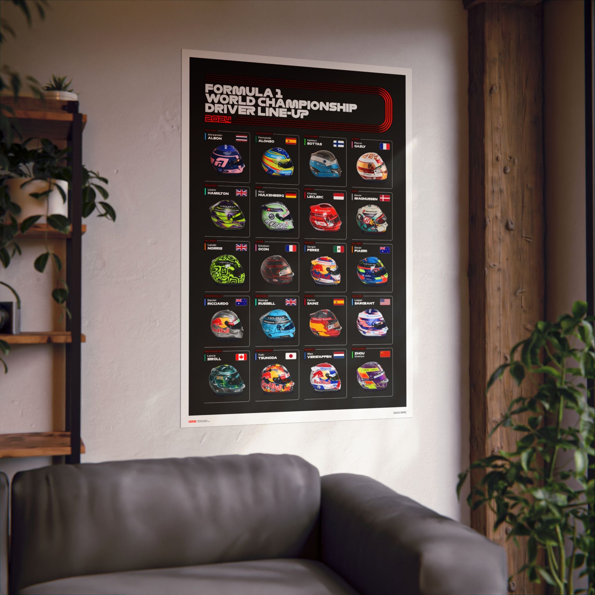 2024 Driver Line-up Poster