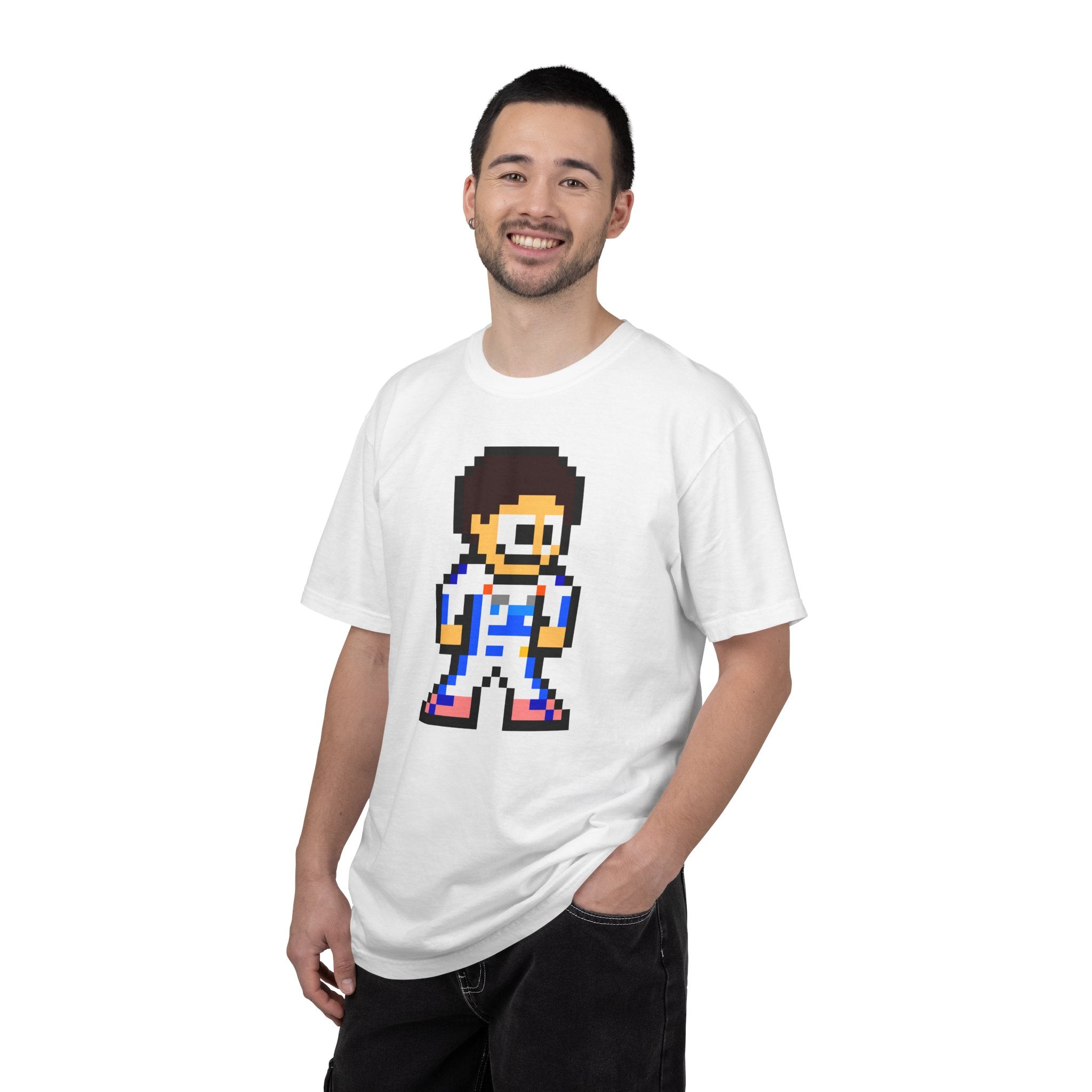 8-bit Alex Albon Adult Heavyweight 100% Cotton T-shirt