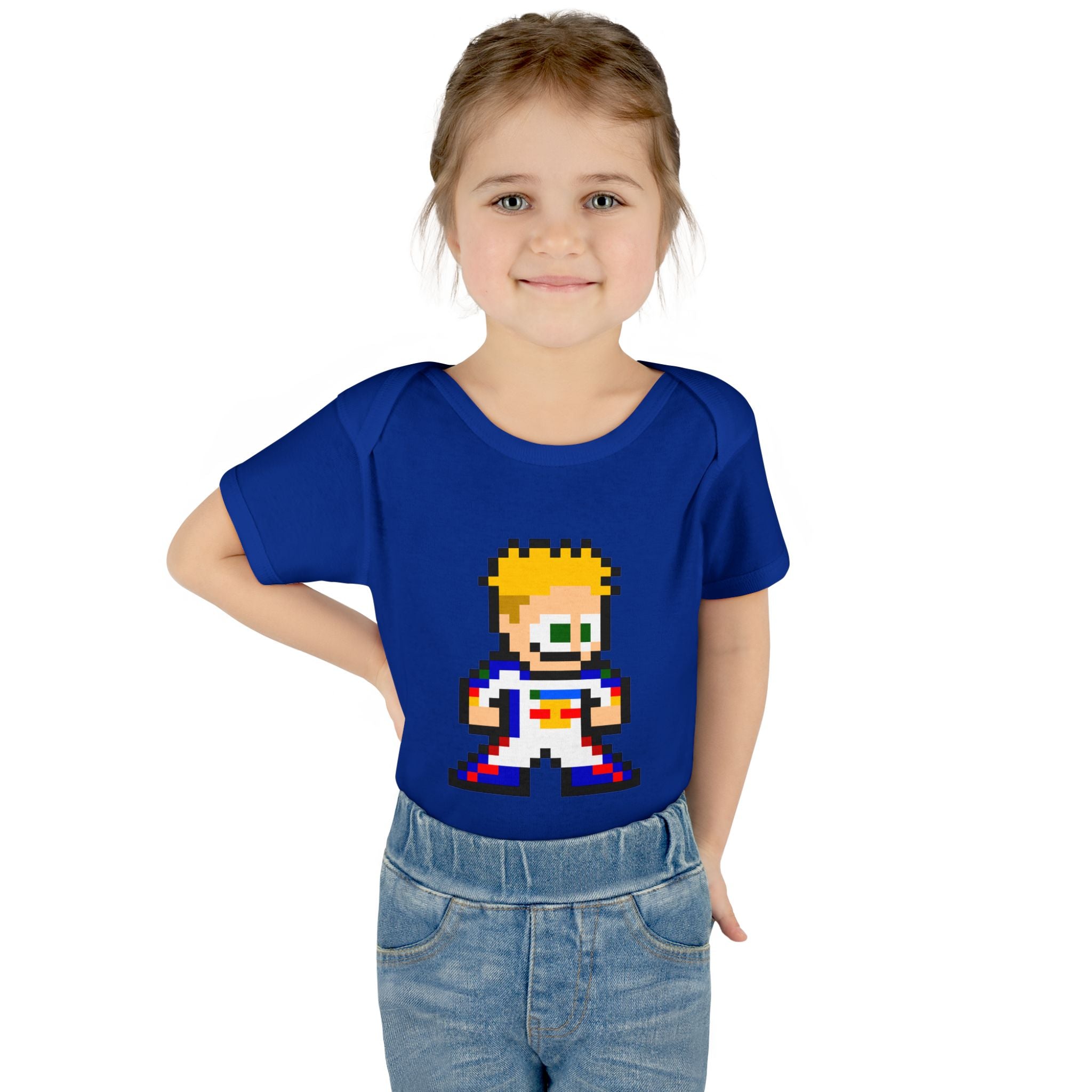 8-bit Liam Lawson Baby Bodysuit