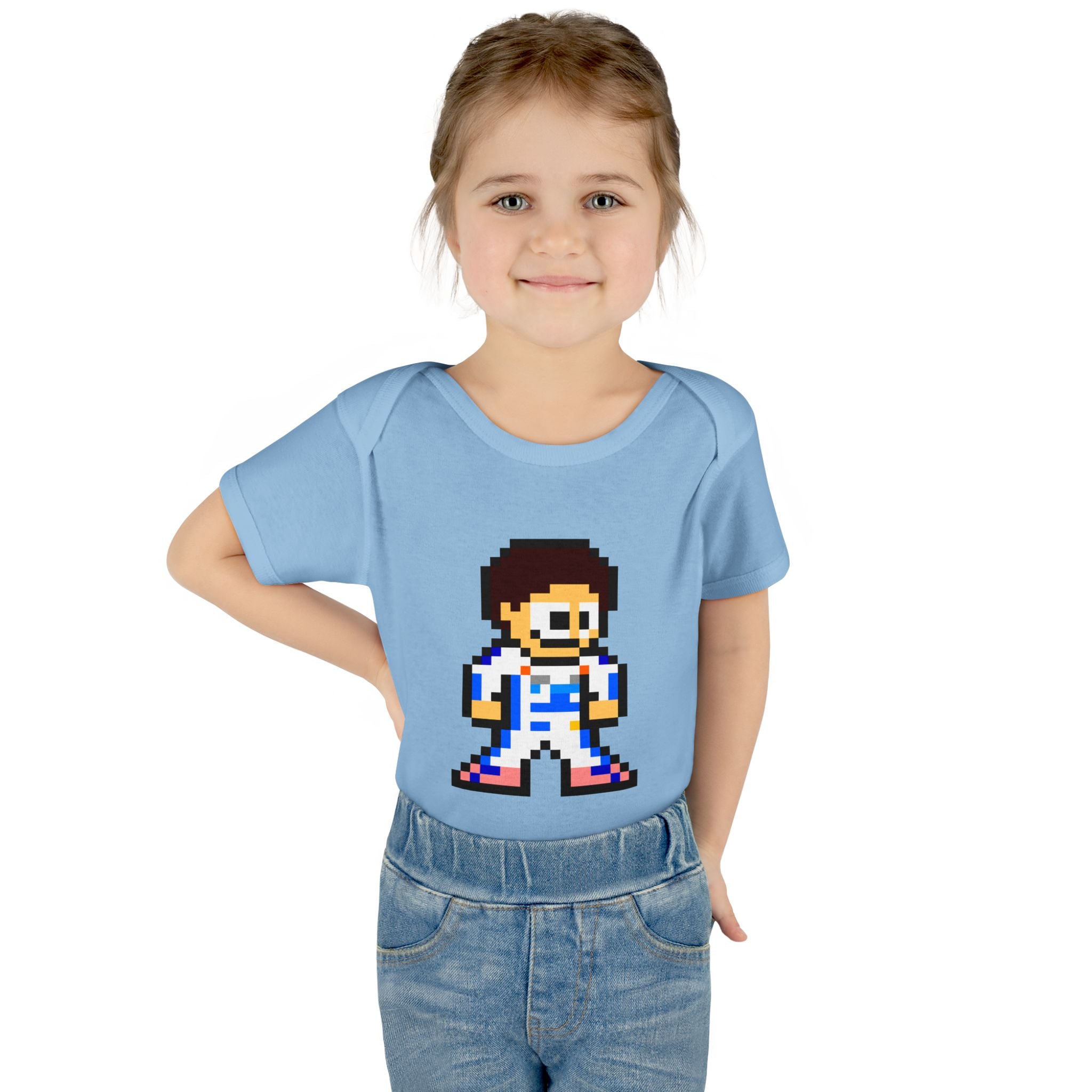 8-bit Alex Albon Baby Bodysuit