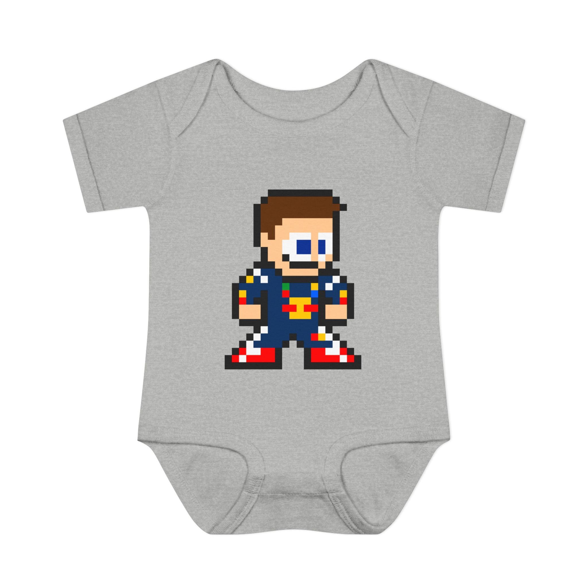 8-bit Max Verstappen Baby Bodysuit