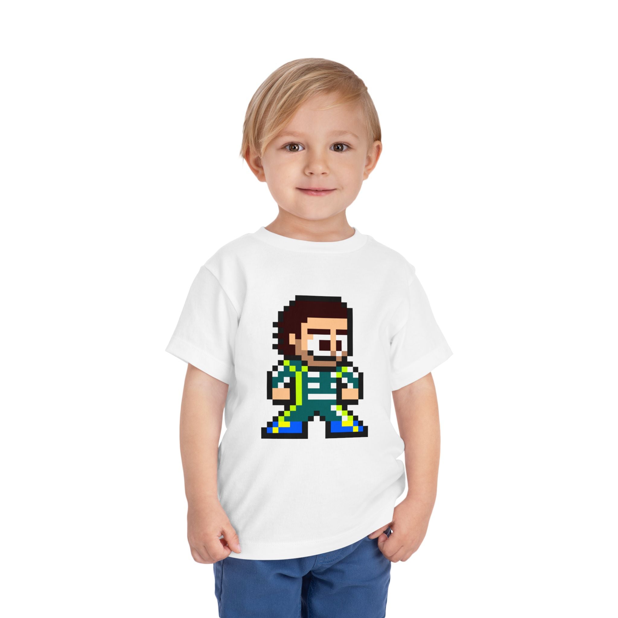 8-bit Fernando Alonso Toddler Tee