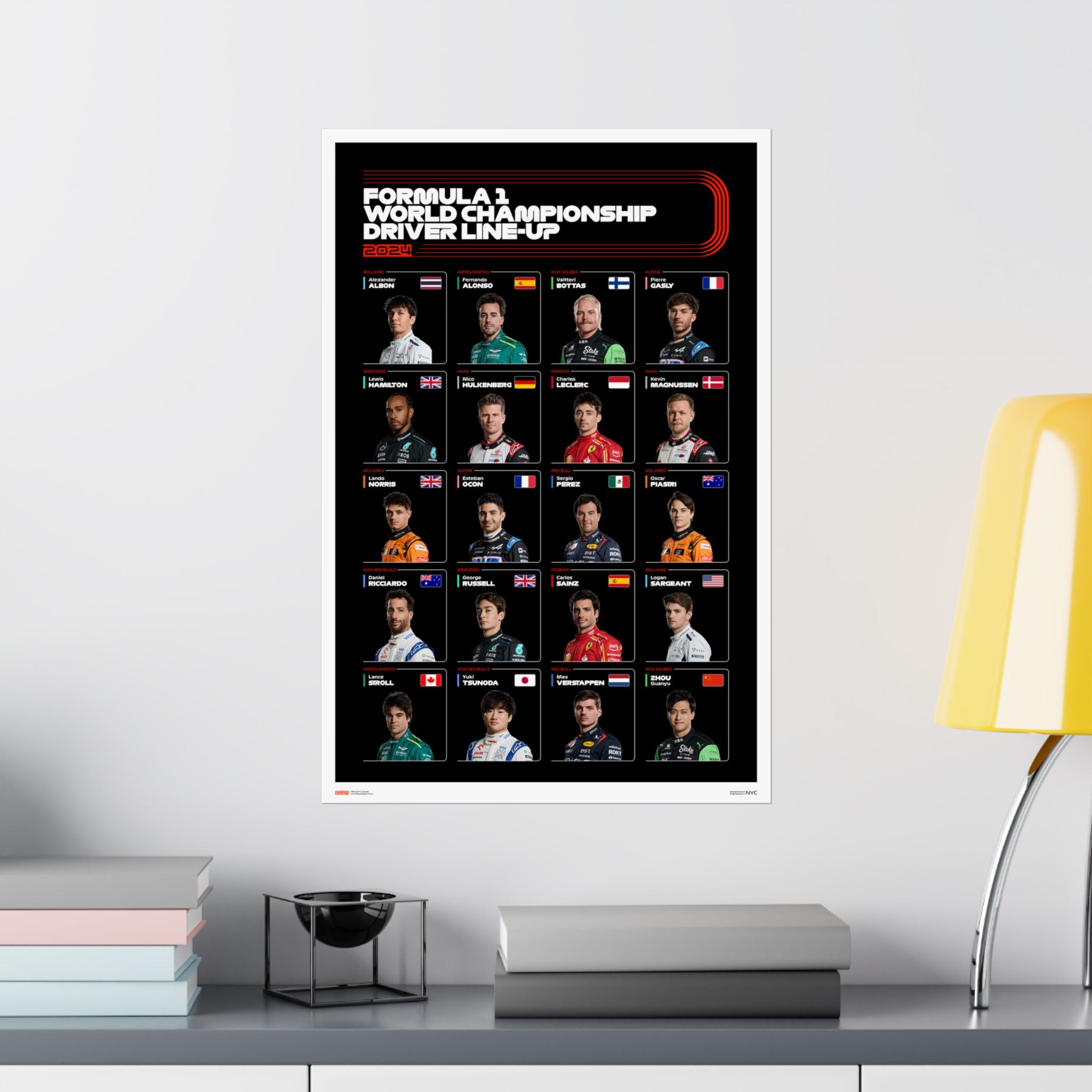 2024 Driver Line-up Poster