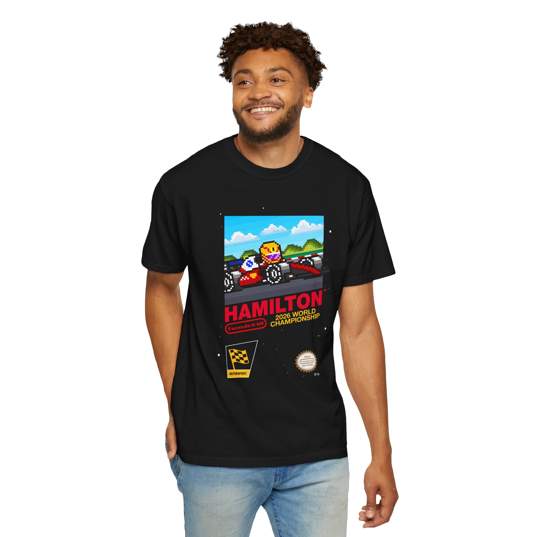 Hamilton 8-bit Game T-shirt