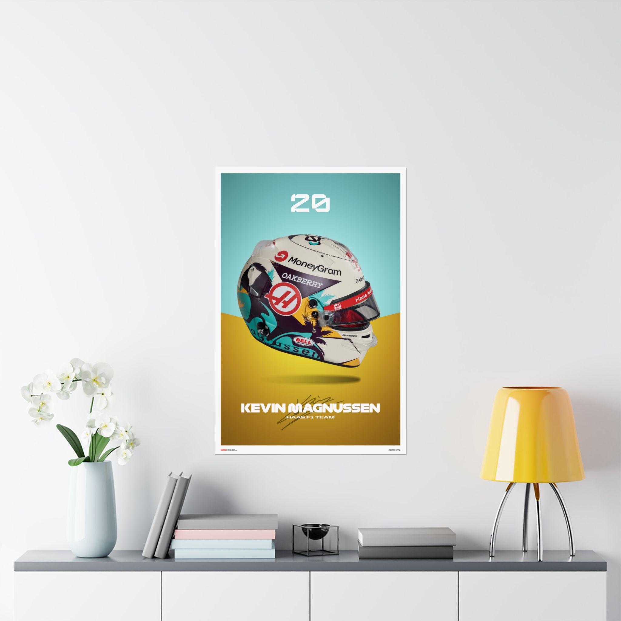 Kevin Magnussen Signature Poster