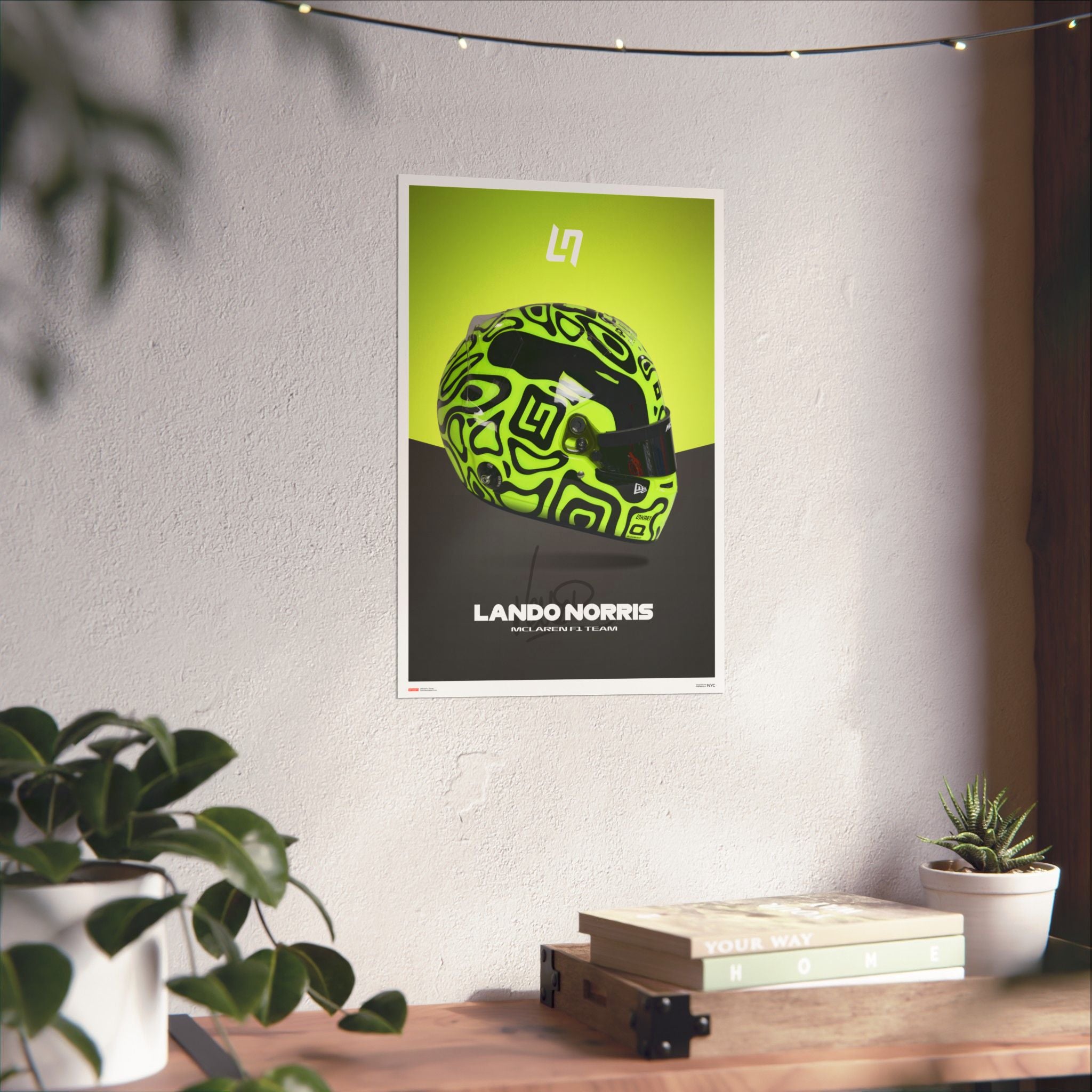 Lando Norris Signature Poster