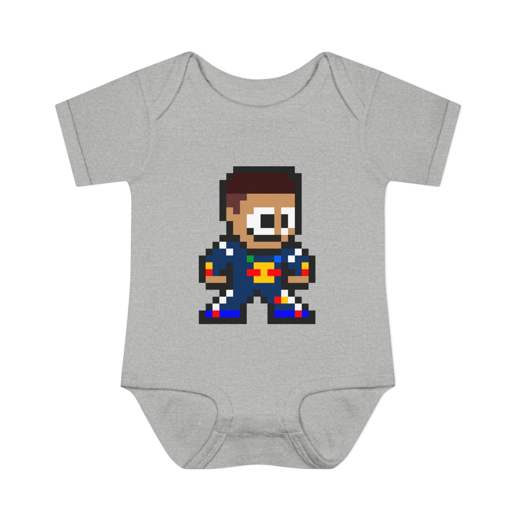 8-bit Isack Hadjar Baby Bodysuit