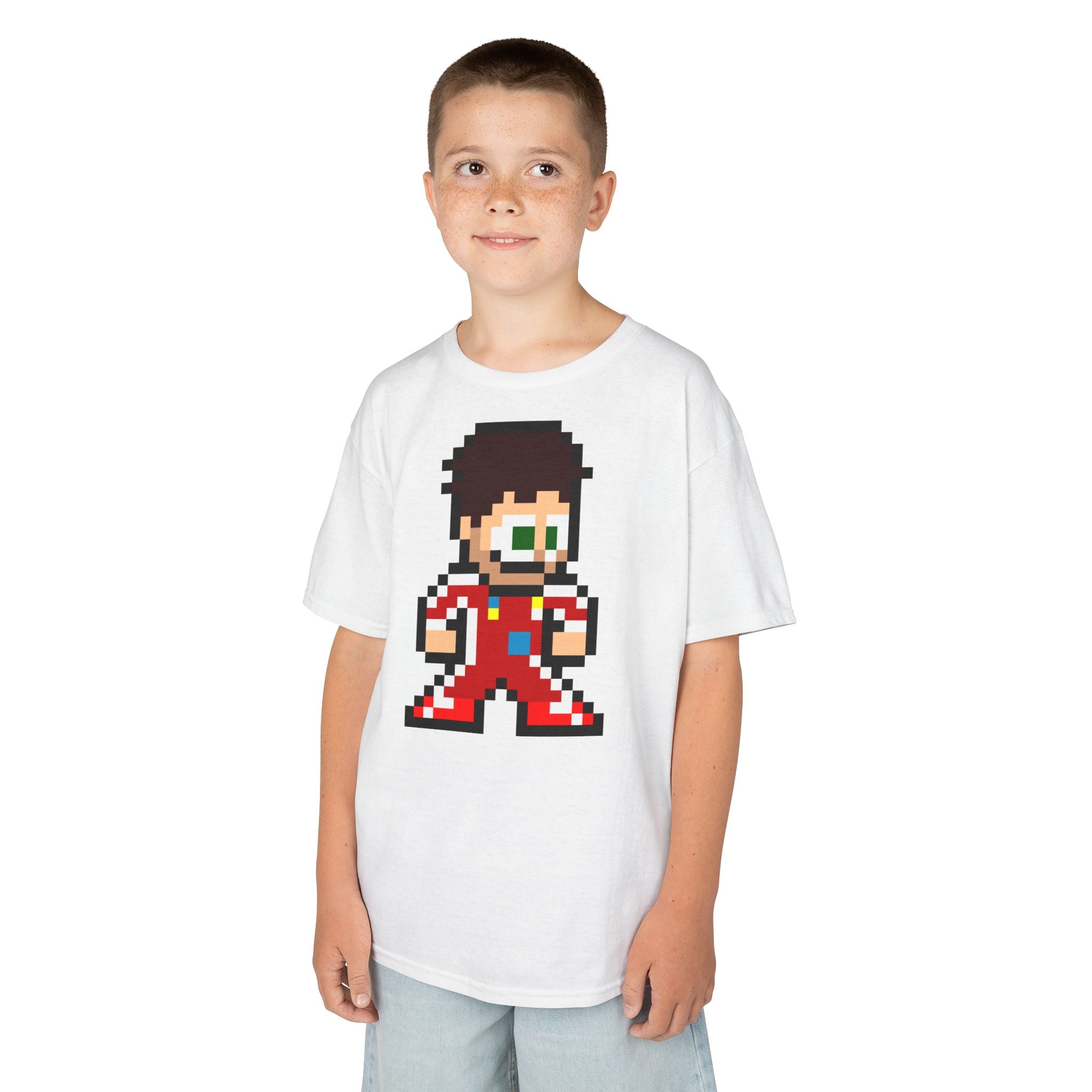 8-bit Charles Leclerc Kids Tee