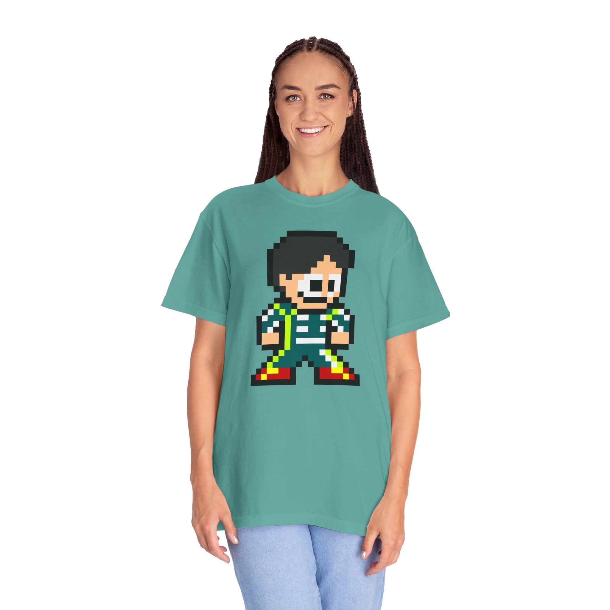 8-bit Lance Stroll Adult Heavyweight 100% Cotton T-shirt