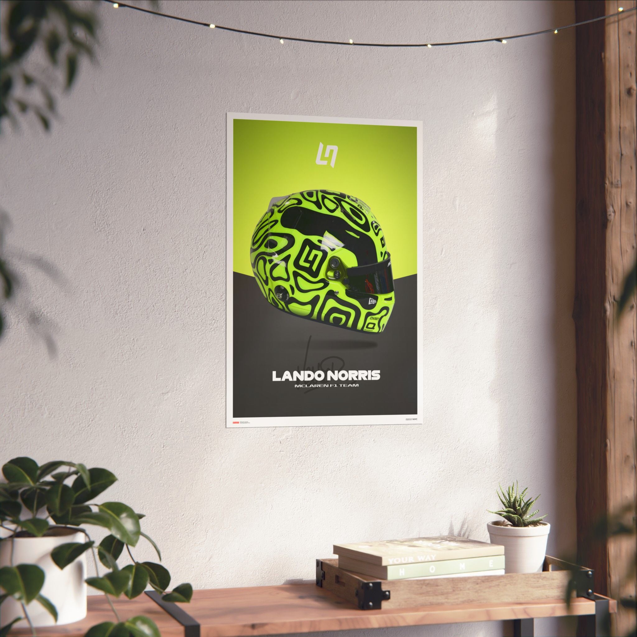 Lando Norris Signature Poster