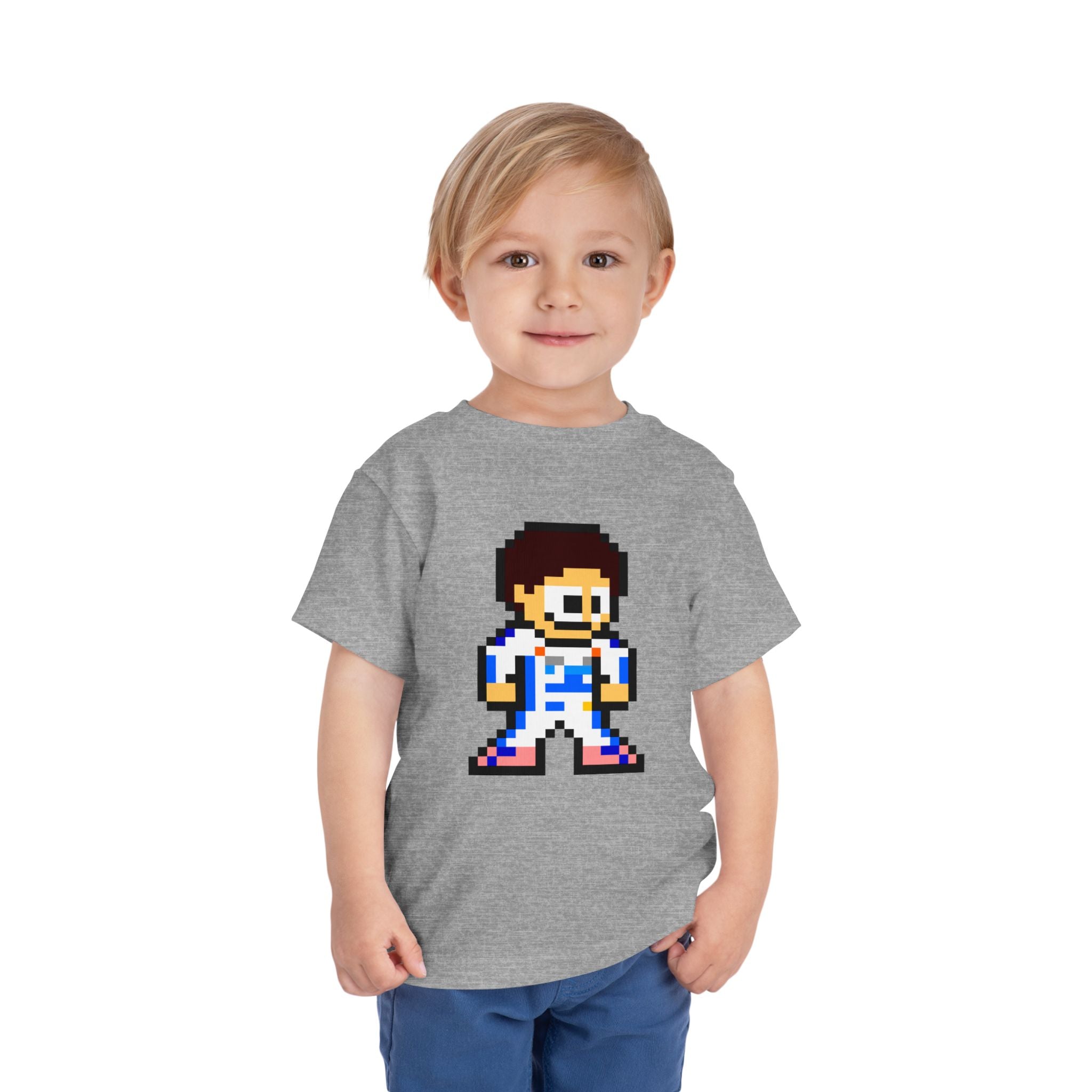 8-bit Alex Albon Toddler Tee