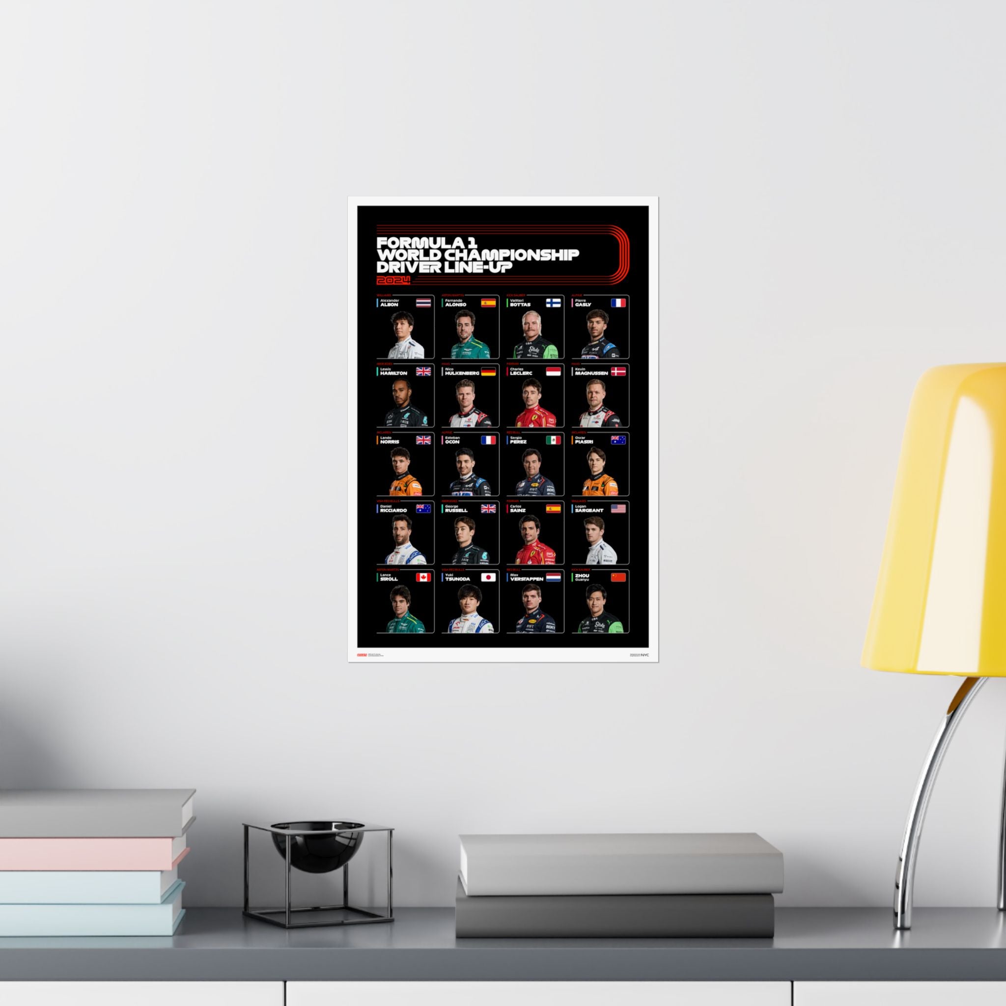 2024 Driver Line-up Poster