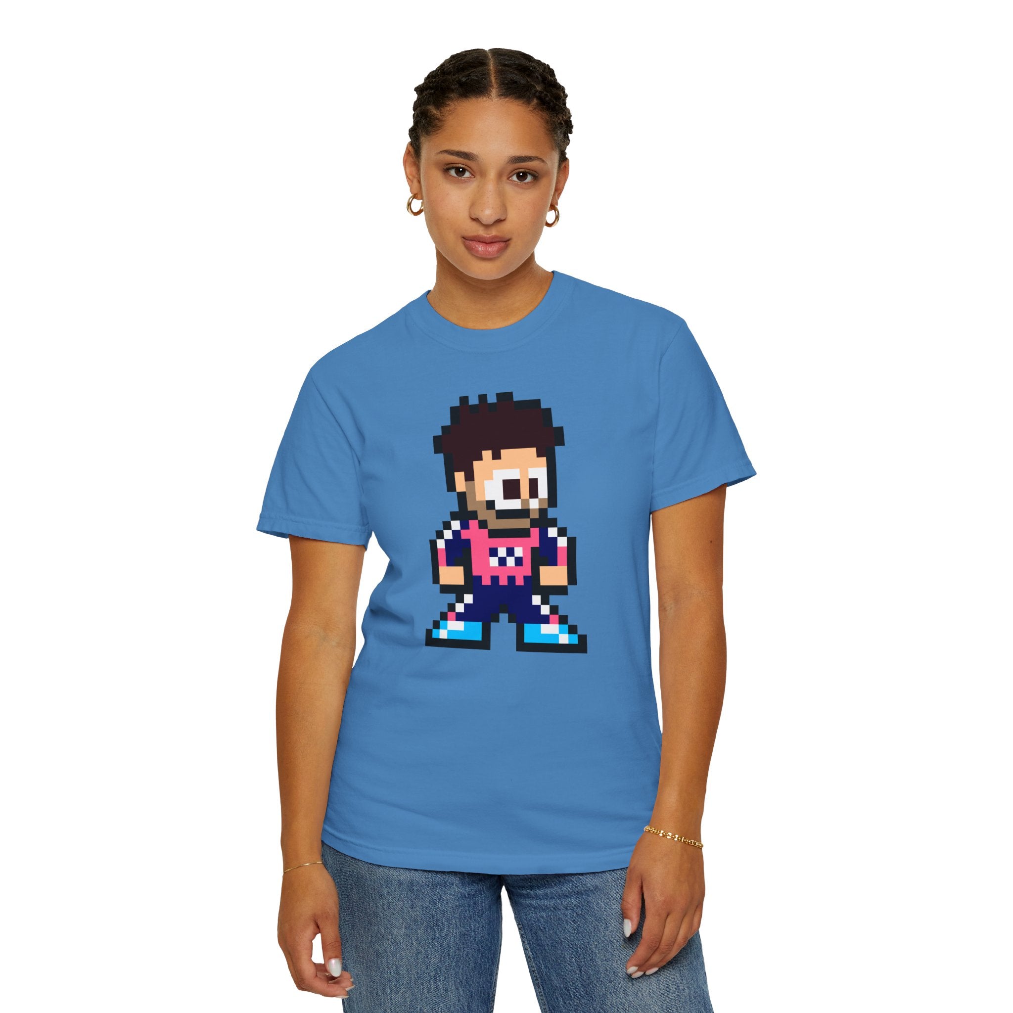 8-bit Franco Colapinto Adult Heavyweight 100% Cotton T-shirt