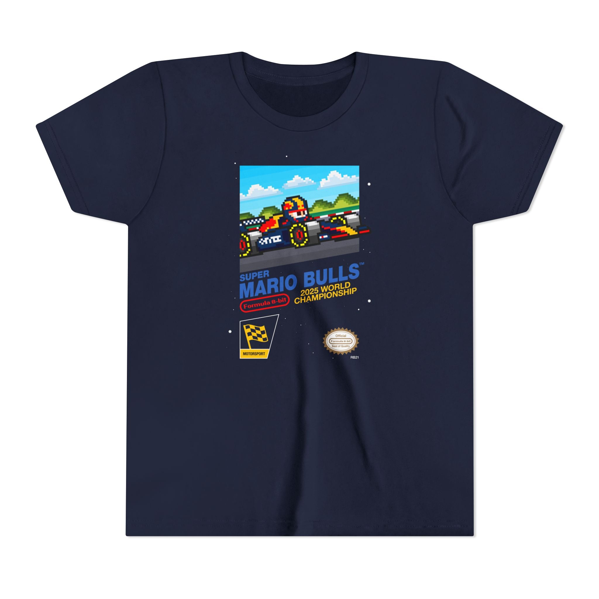 Super Bulls 8-bit Game Youth T-shirt