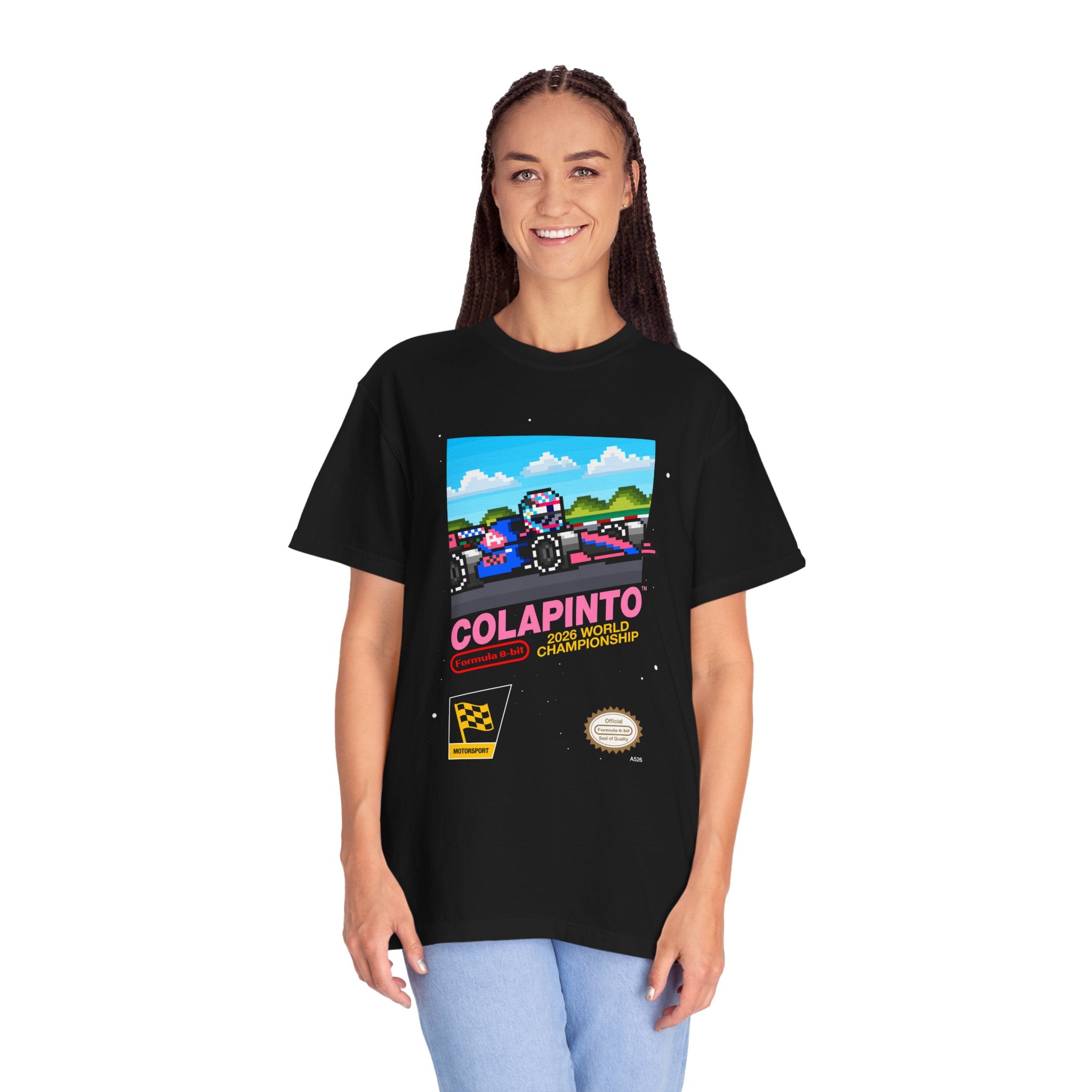 Colapinto 8-bit Game Adult Heavyweight 100% Cotton T-shirt