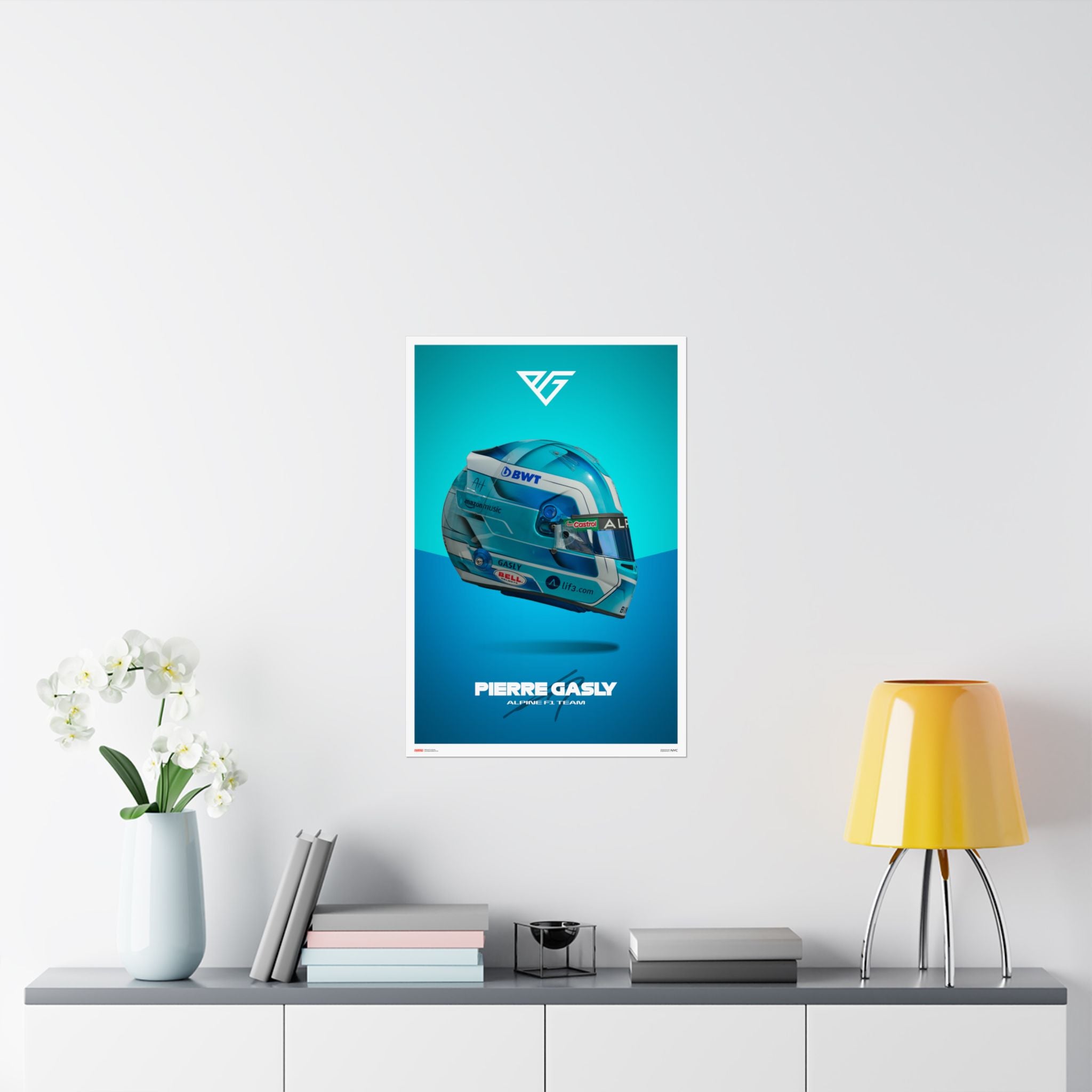 Pierre Gasly Signature Poster