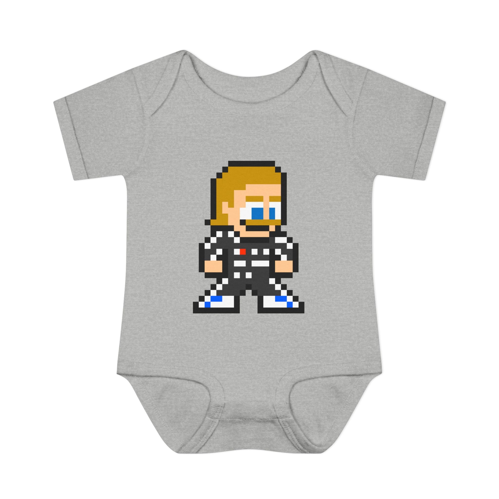 8-bit Valtteri Bottas Baby Bodysuit