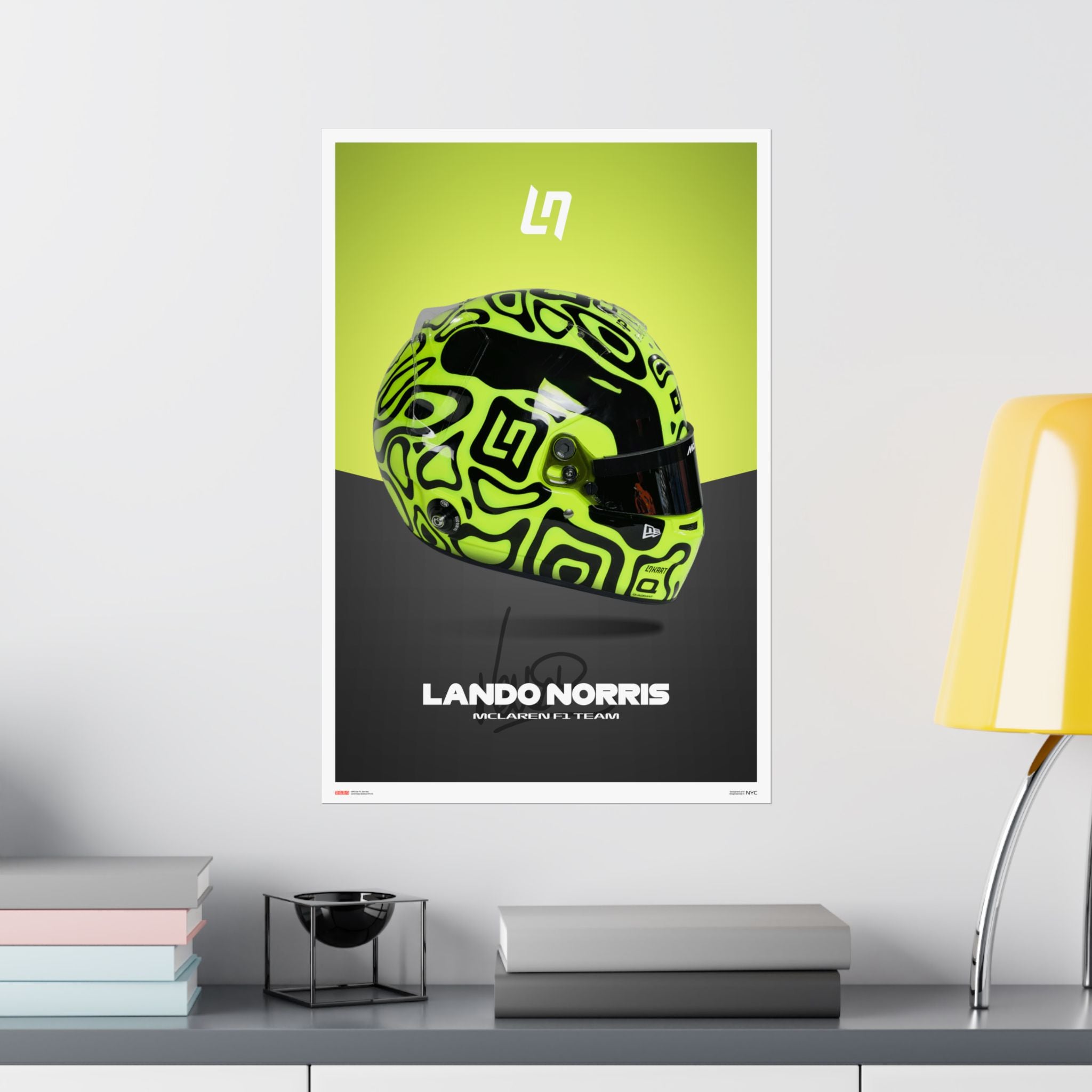 Lando Norris Signature Poster