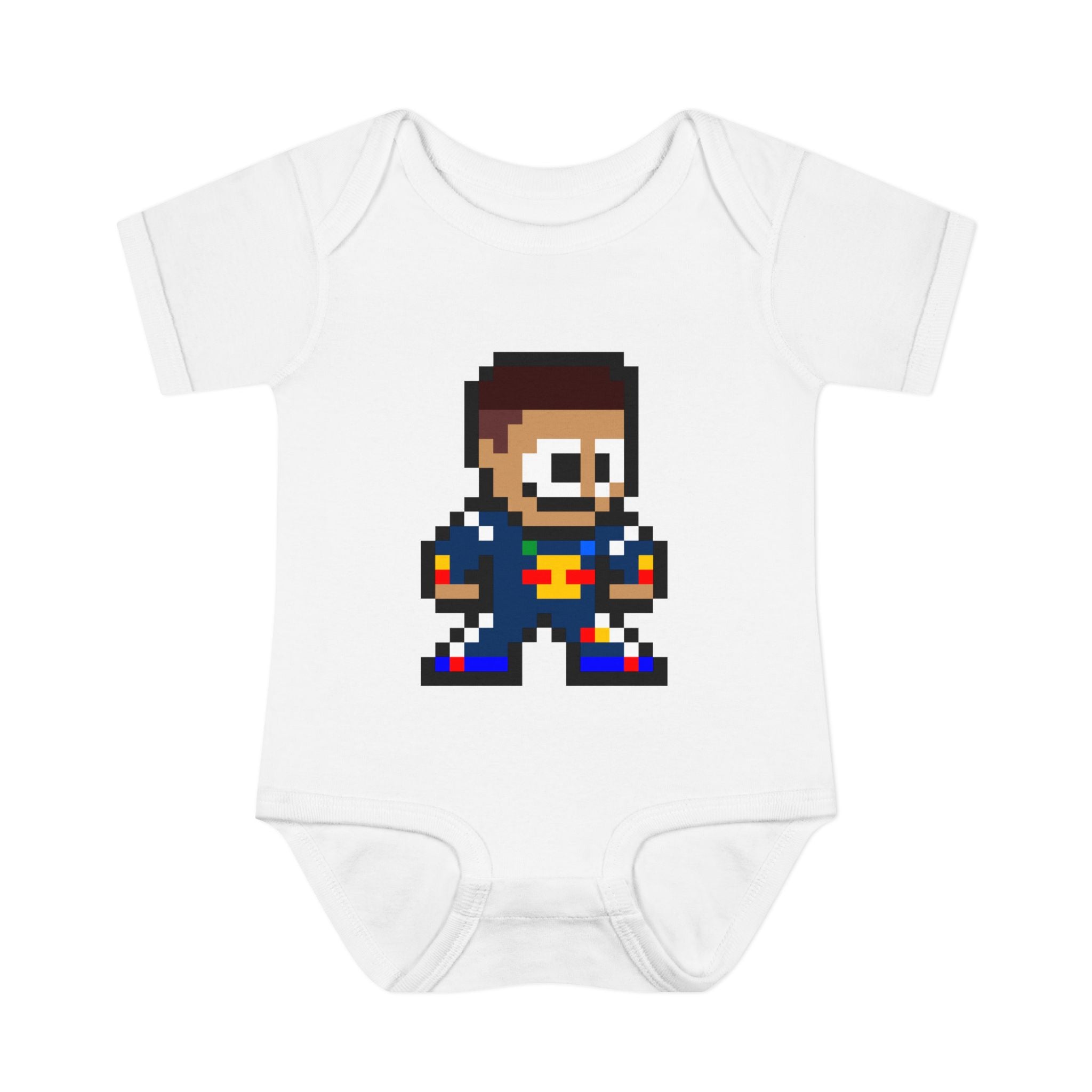 8-bit Isack Hadjar Baby Bodysuit