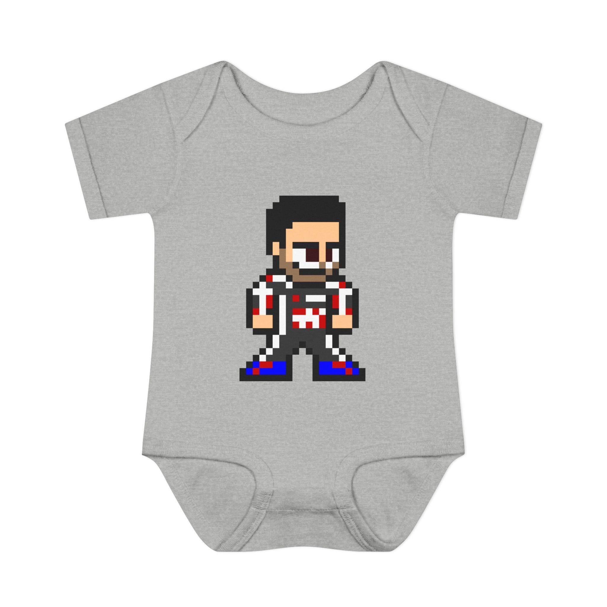 8-bit Esteban Ocon Baby Bodysuit