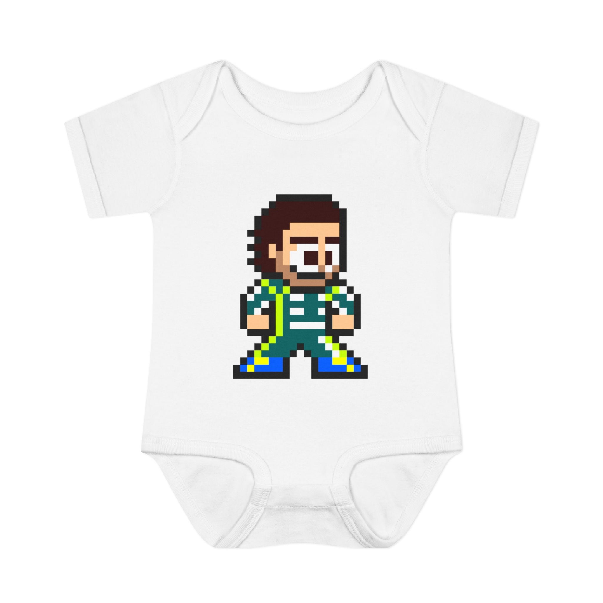 8-bit Fernando Alonso Baby Bodysuit