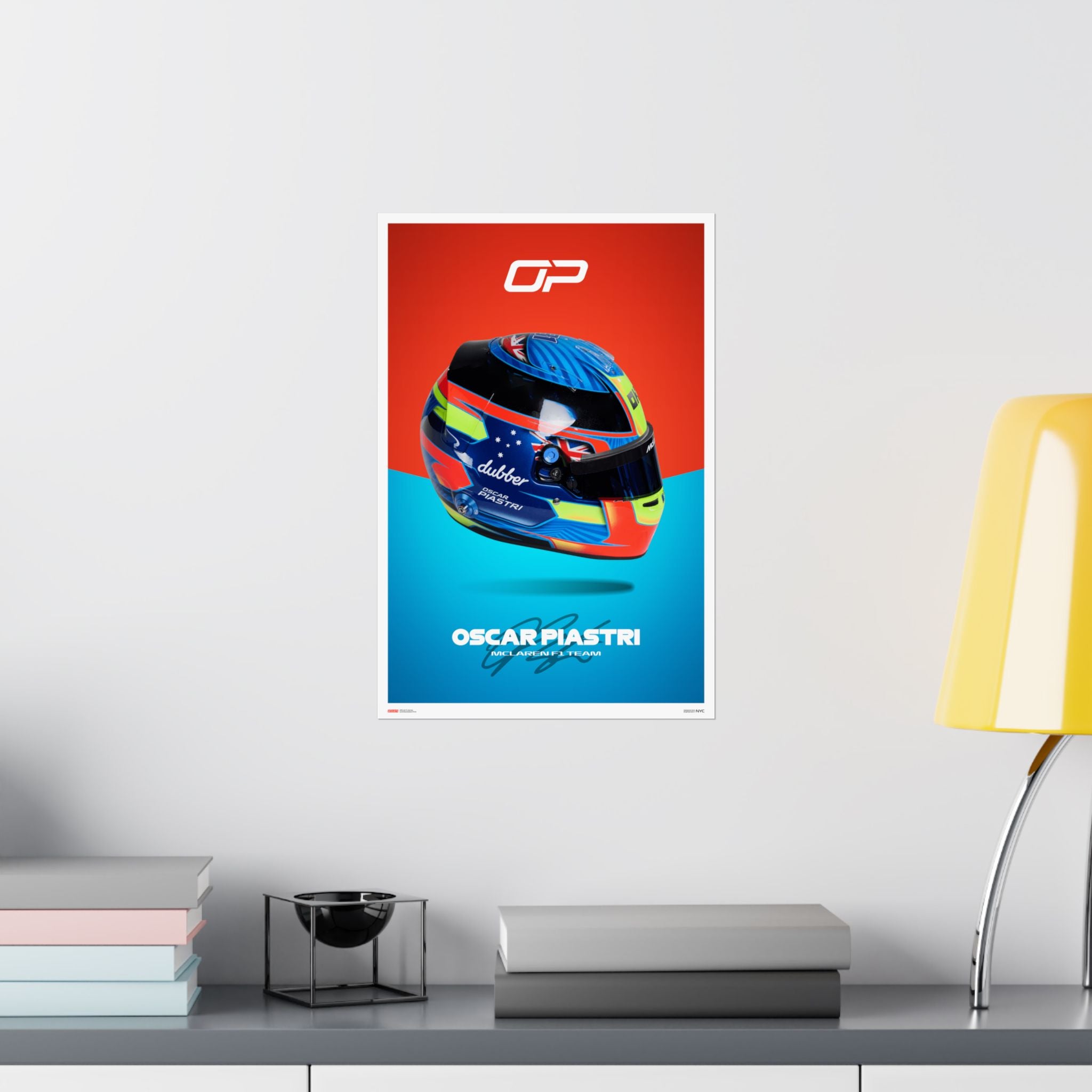 Oscar Piastri Signature Poster