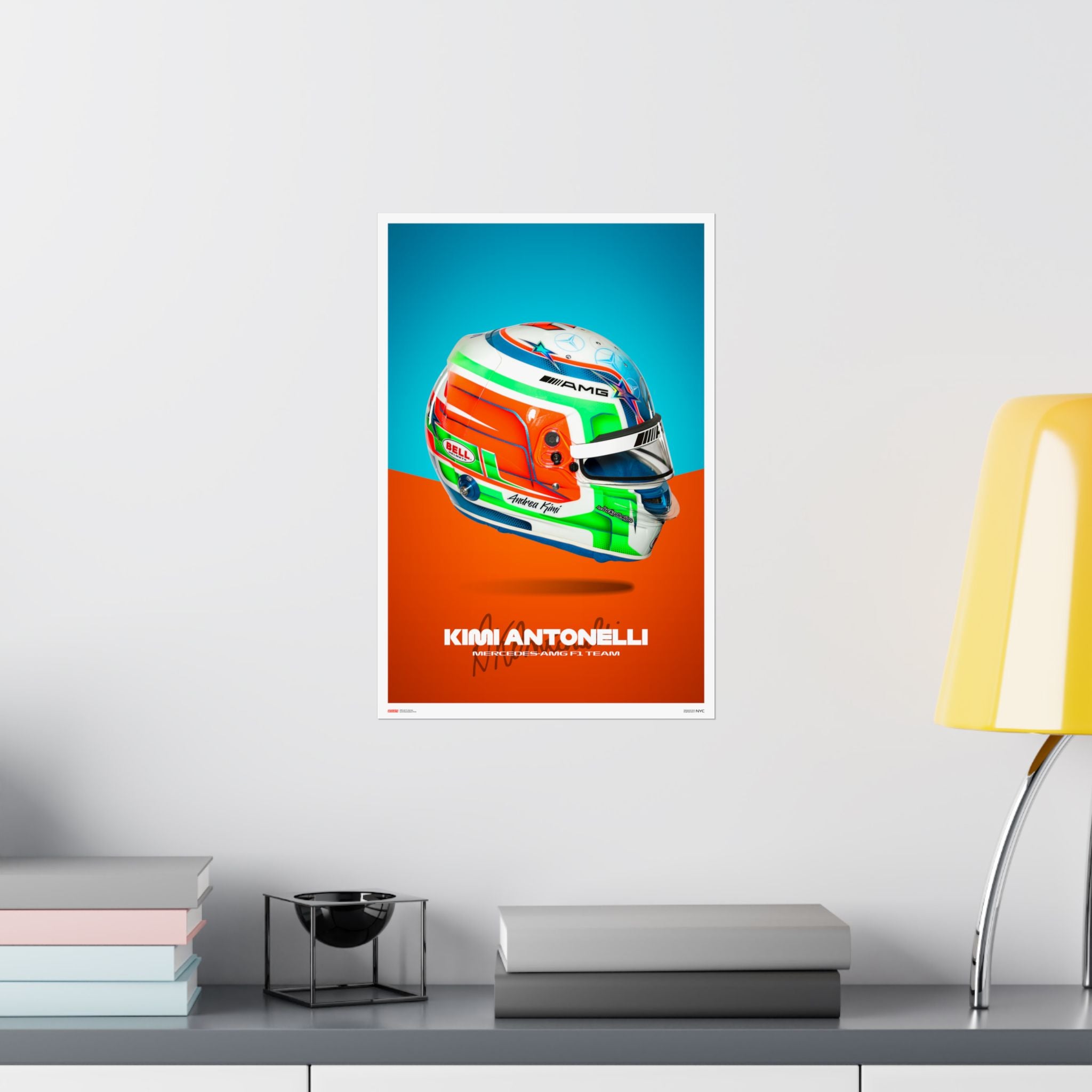 Kimi Antonelli Signature Poster