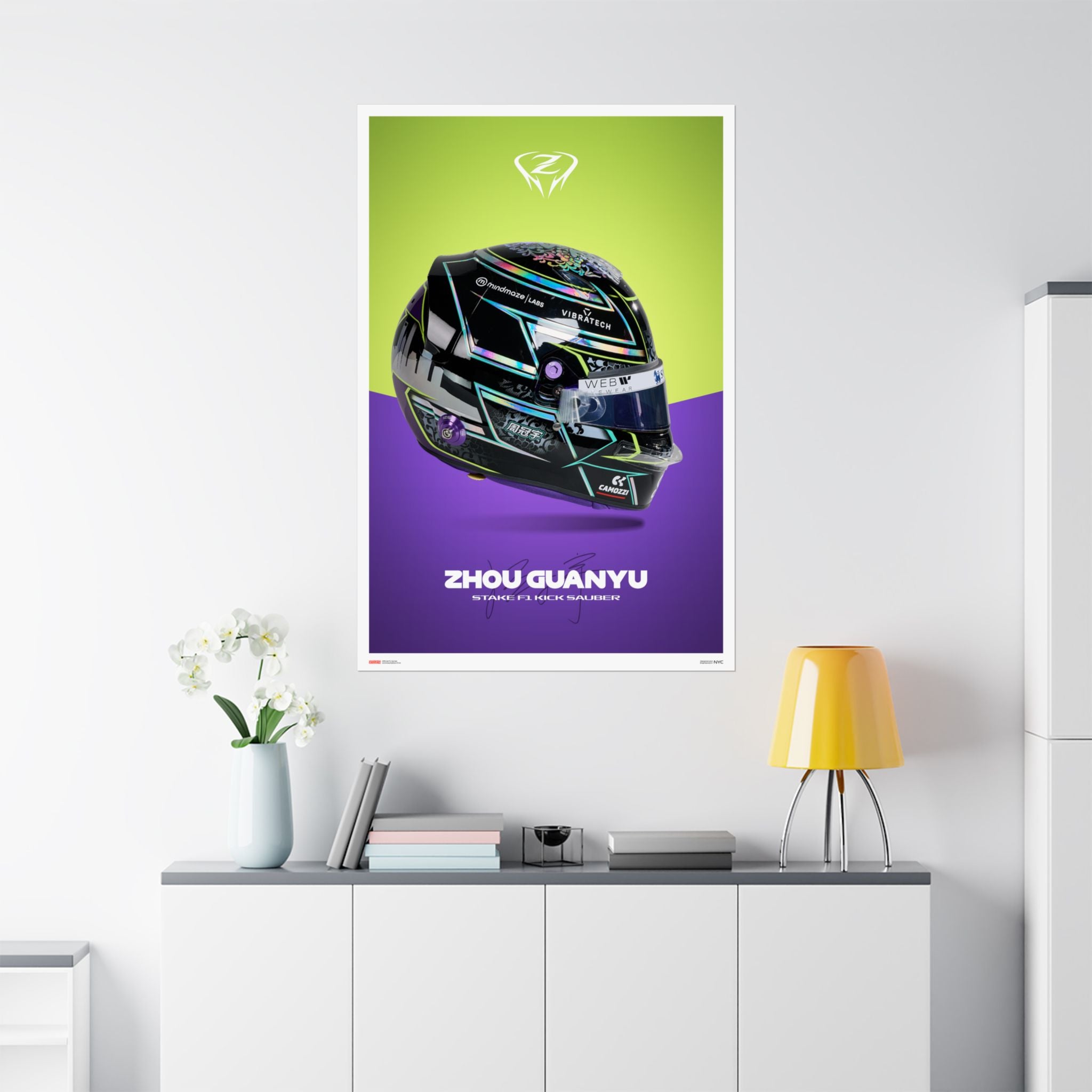 Zhou Guanyu Signature Poster