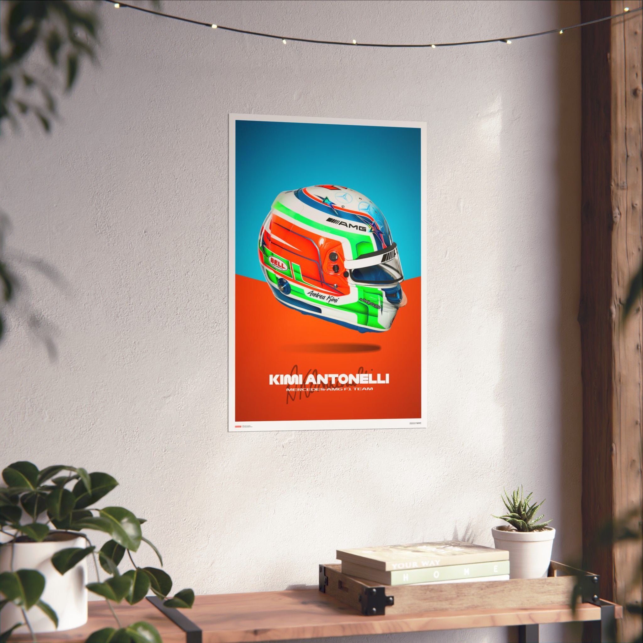 Kimi Antonelli Signature Poster