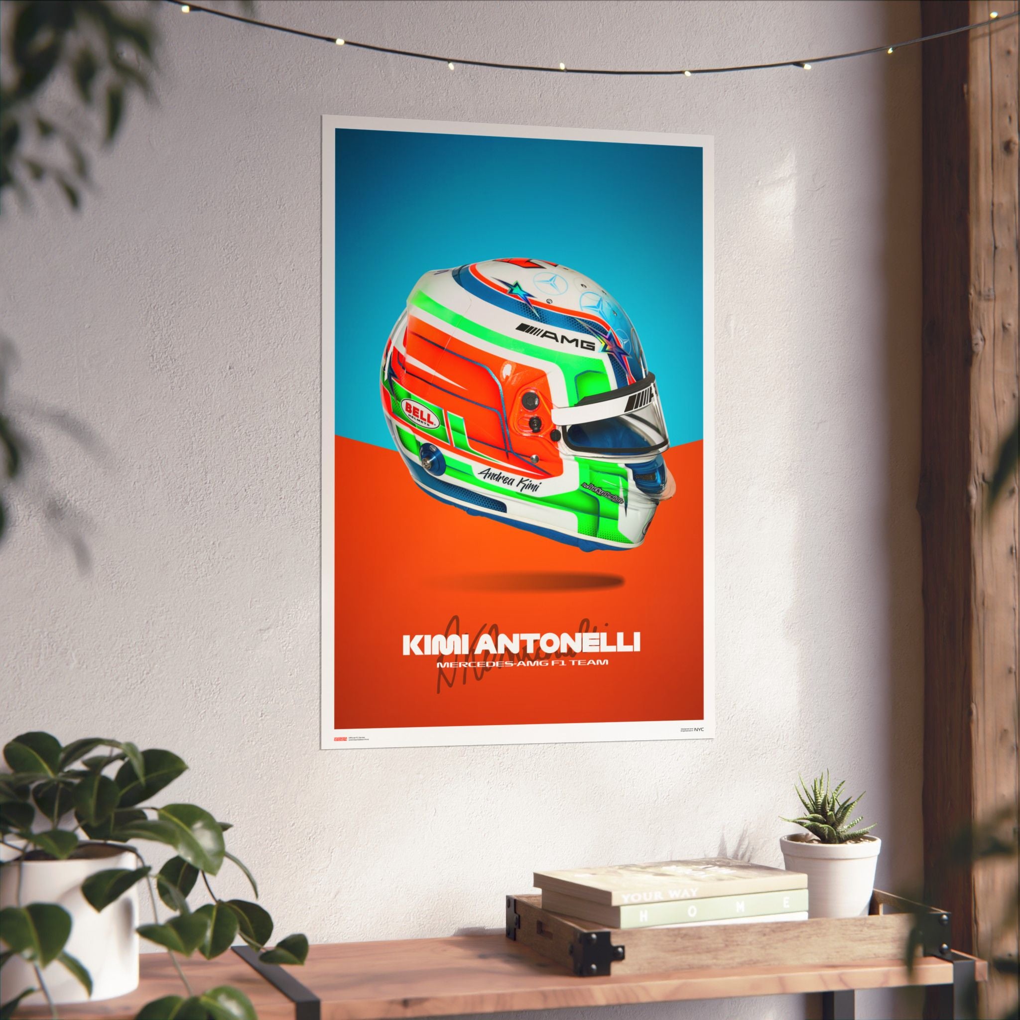 Kimi Antonelli Signature Poster