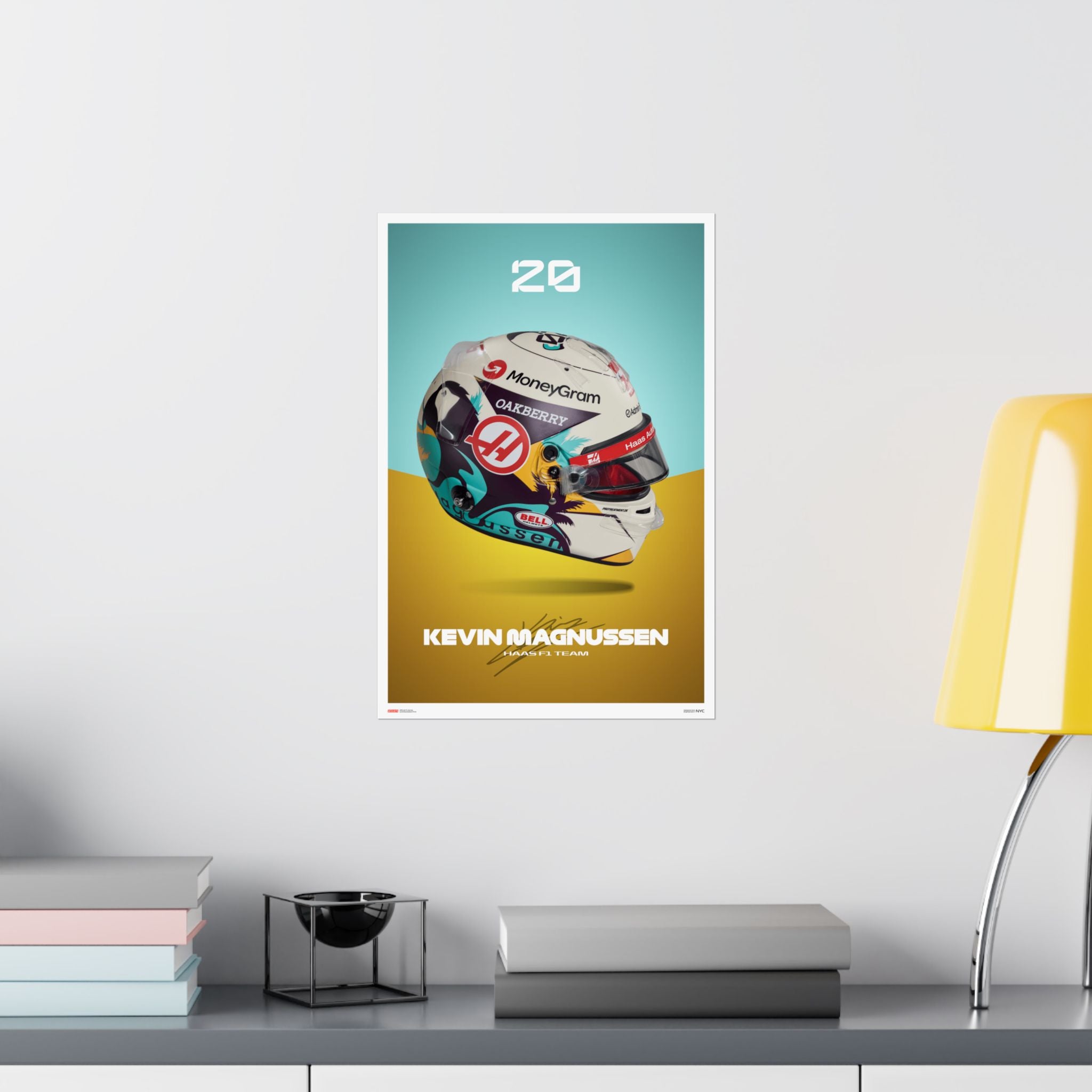 Kevin Magnussen Signature Poster