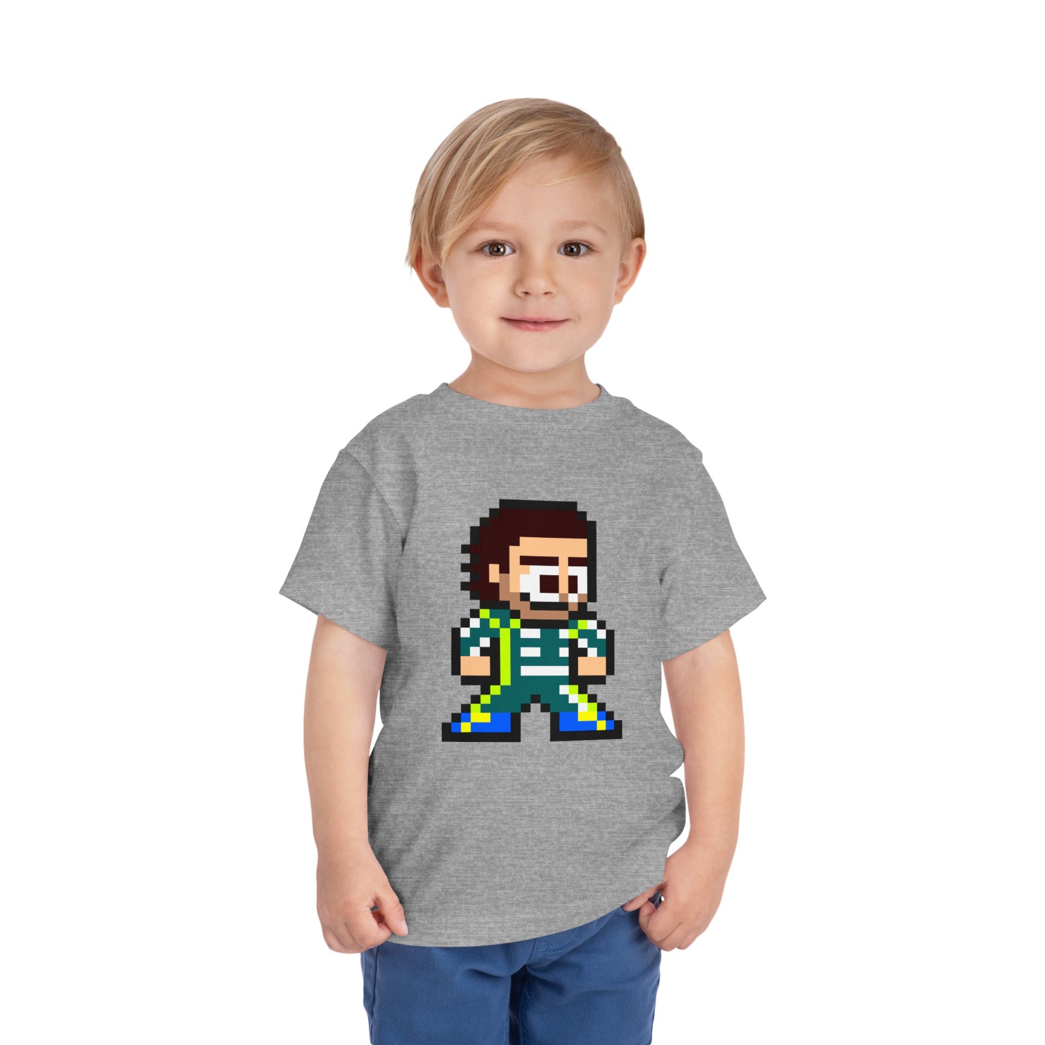 8-bit Fernando Alonso Toddler Tee