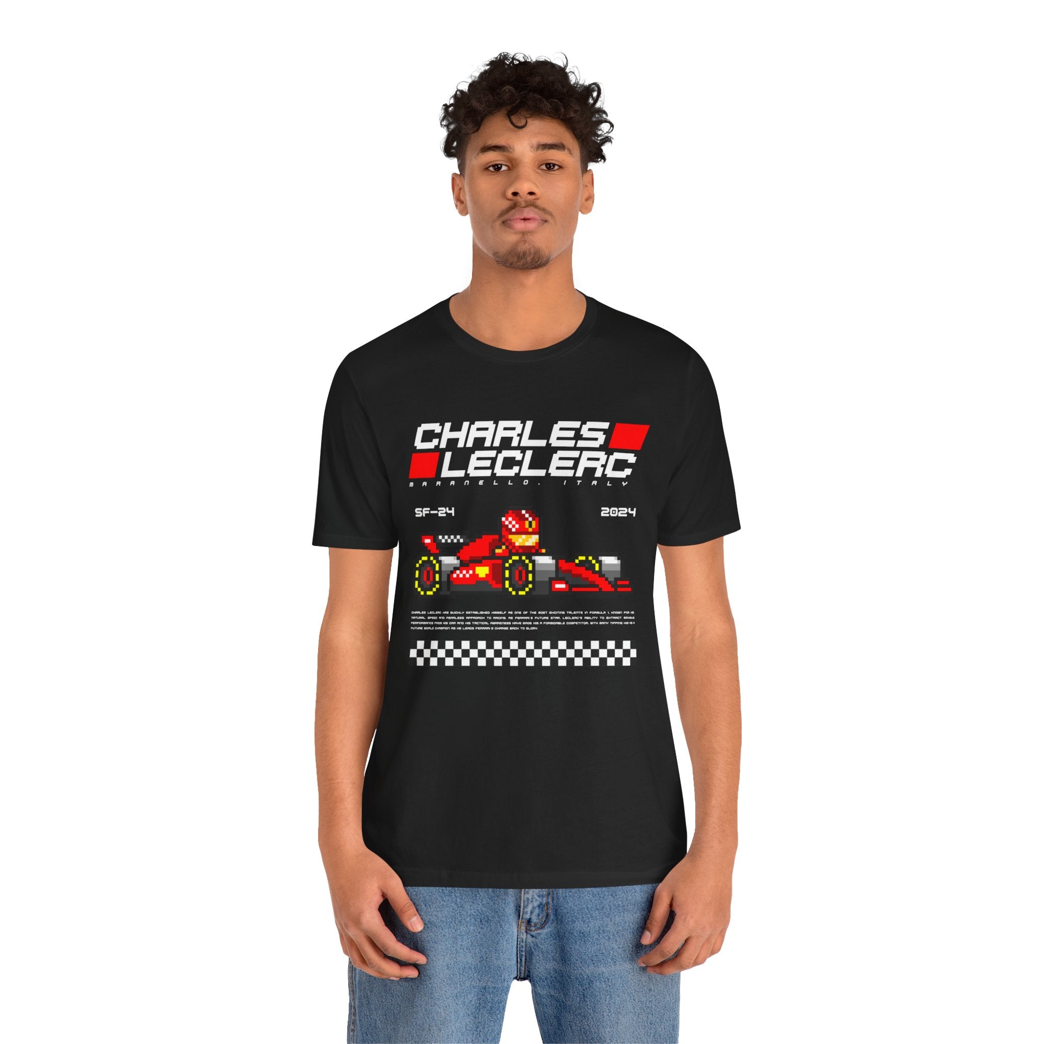 Charles Leclerc 8-bit Team T-shirt