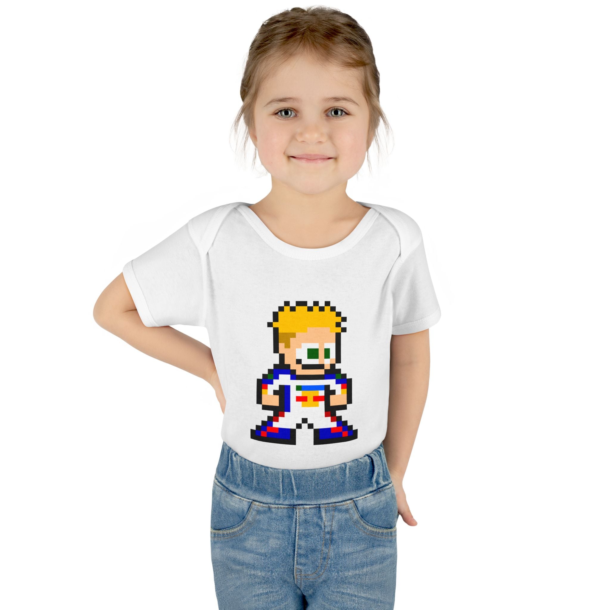 8-bit Liam Lawson Baby Bodysuit