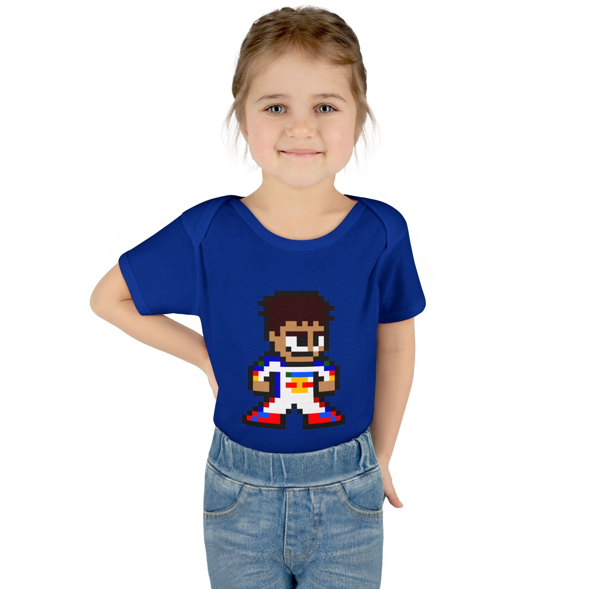 8-bit Arvid Lindblad Baby Bodysuit