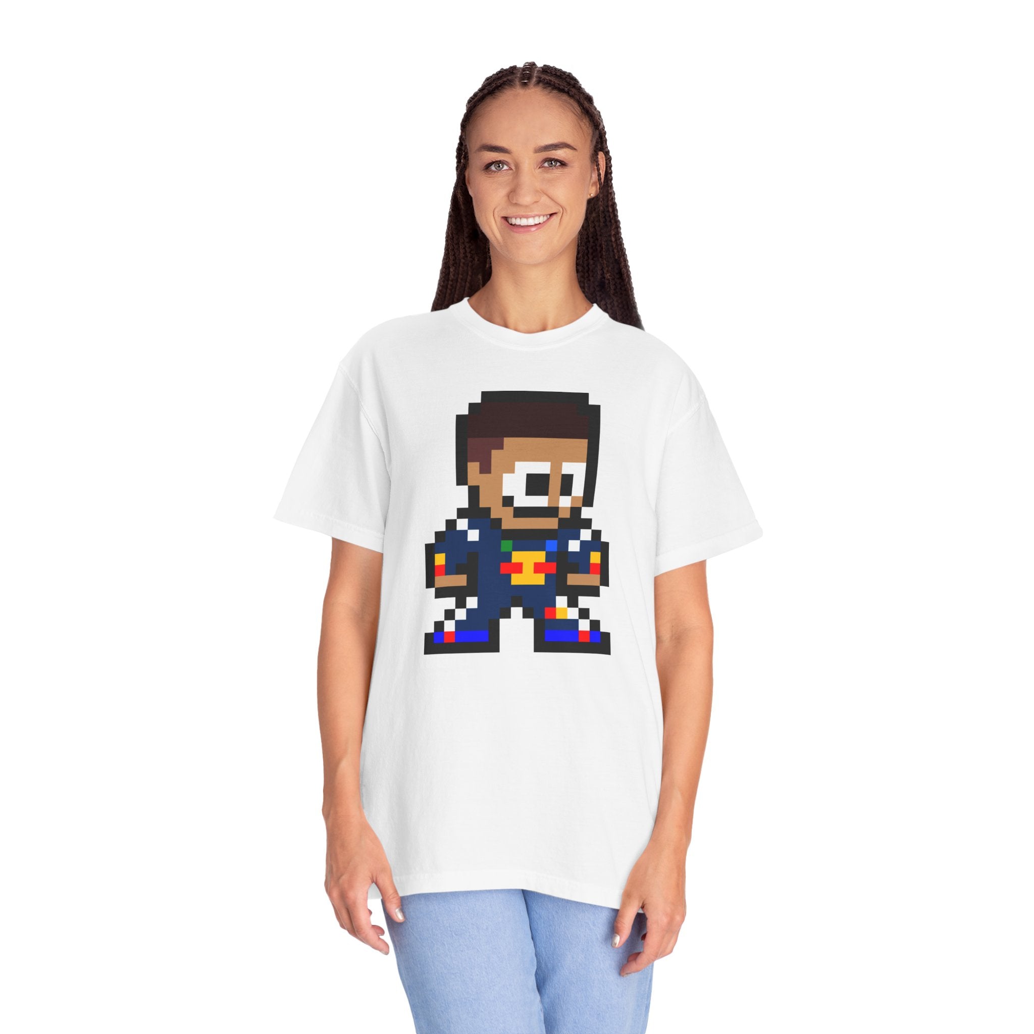 8-bit Isack Hadjar Adult Tee