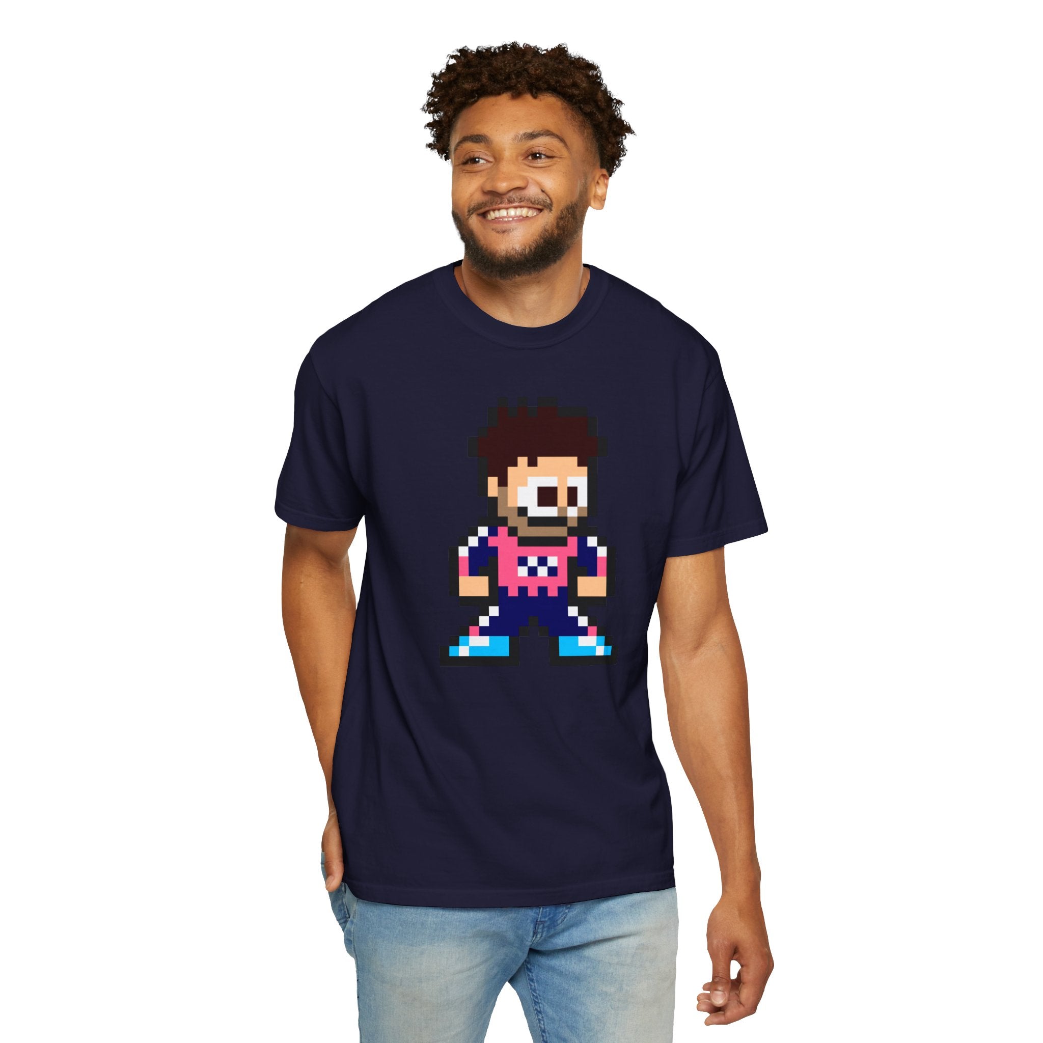8-bit Franco Colapinto Adult Heavyweight 100% Cotton T-shirt