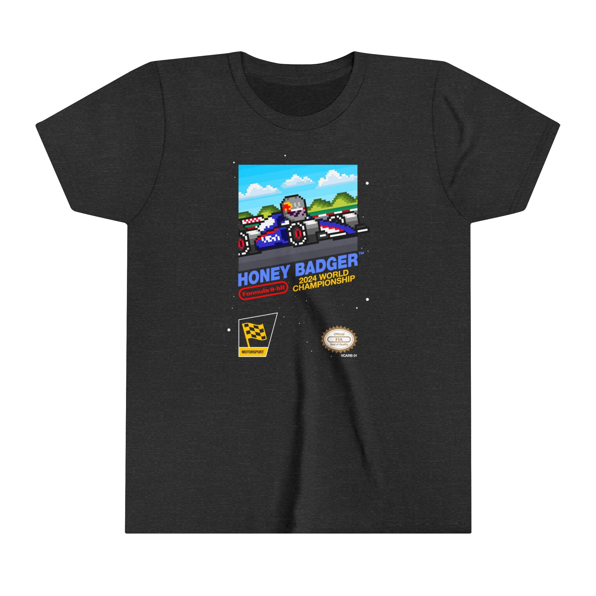 Honey Badger 8-bit Game Youth T-shirt