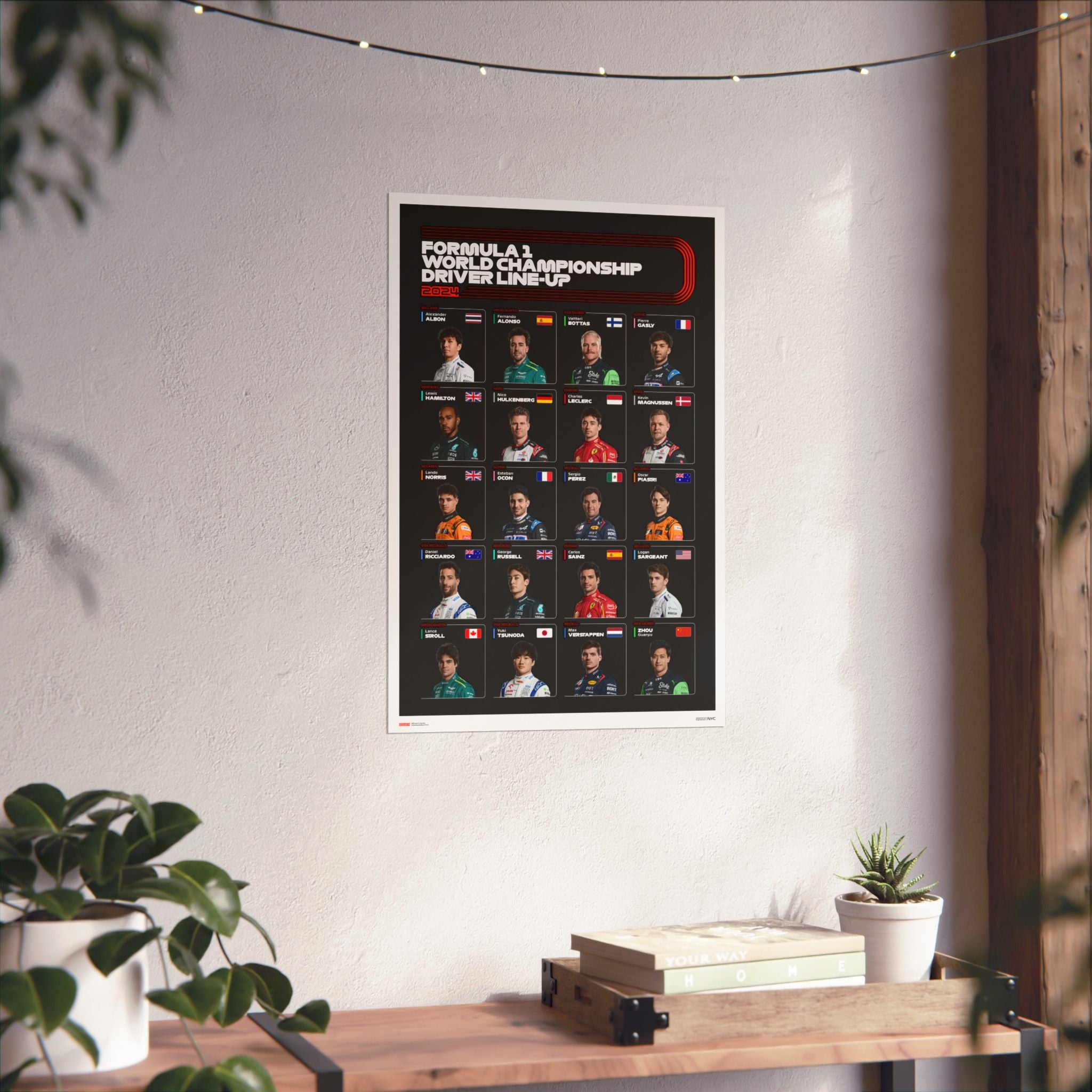 2024 Driver Line-up Poster