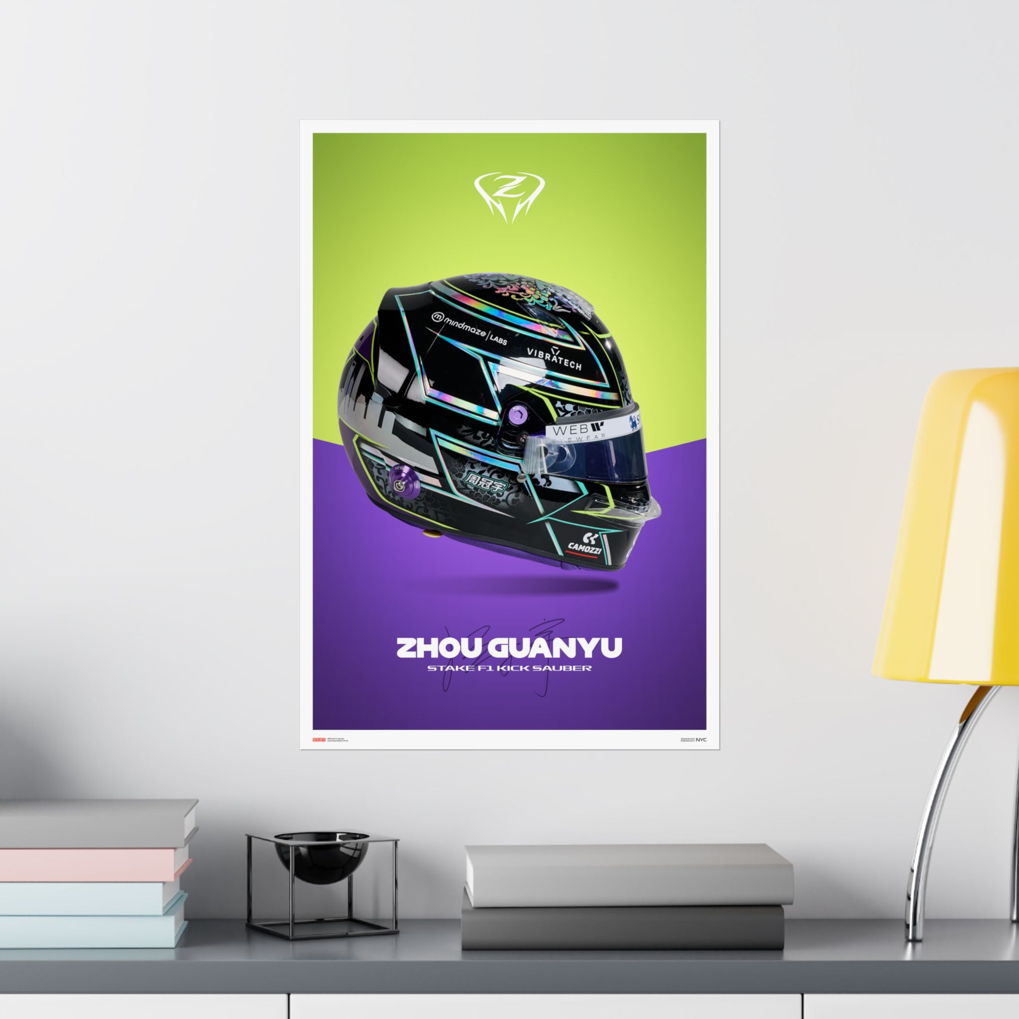 Zhou Guanyu Signature Poster