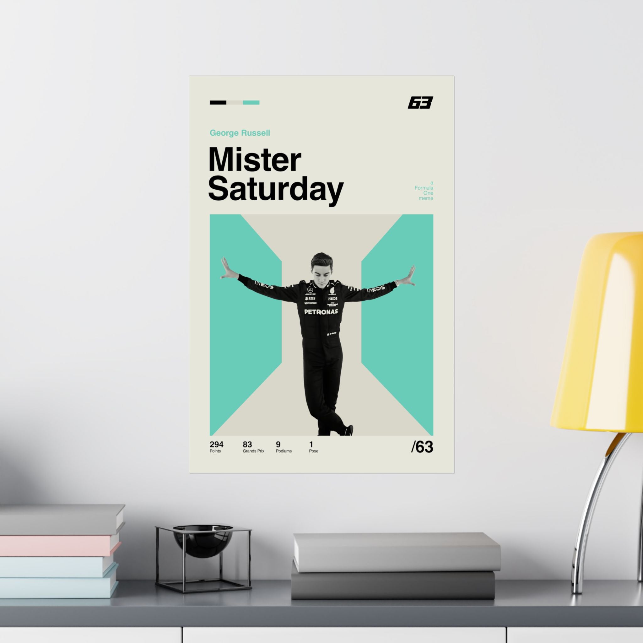 Mister Saturday Mid-century Poster