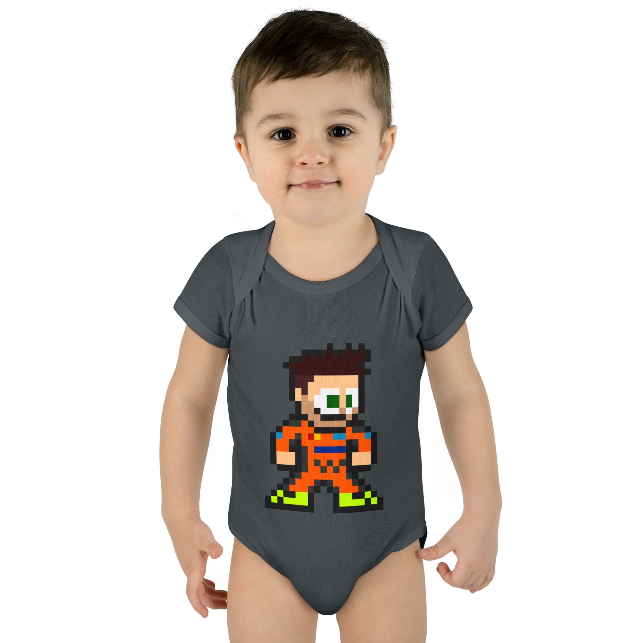 8-bit Lando Norris Baby Bodysuit